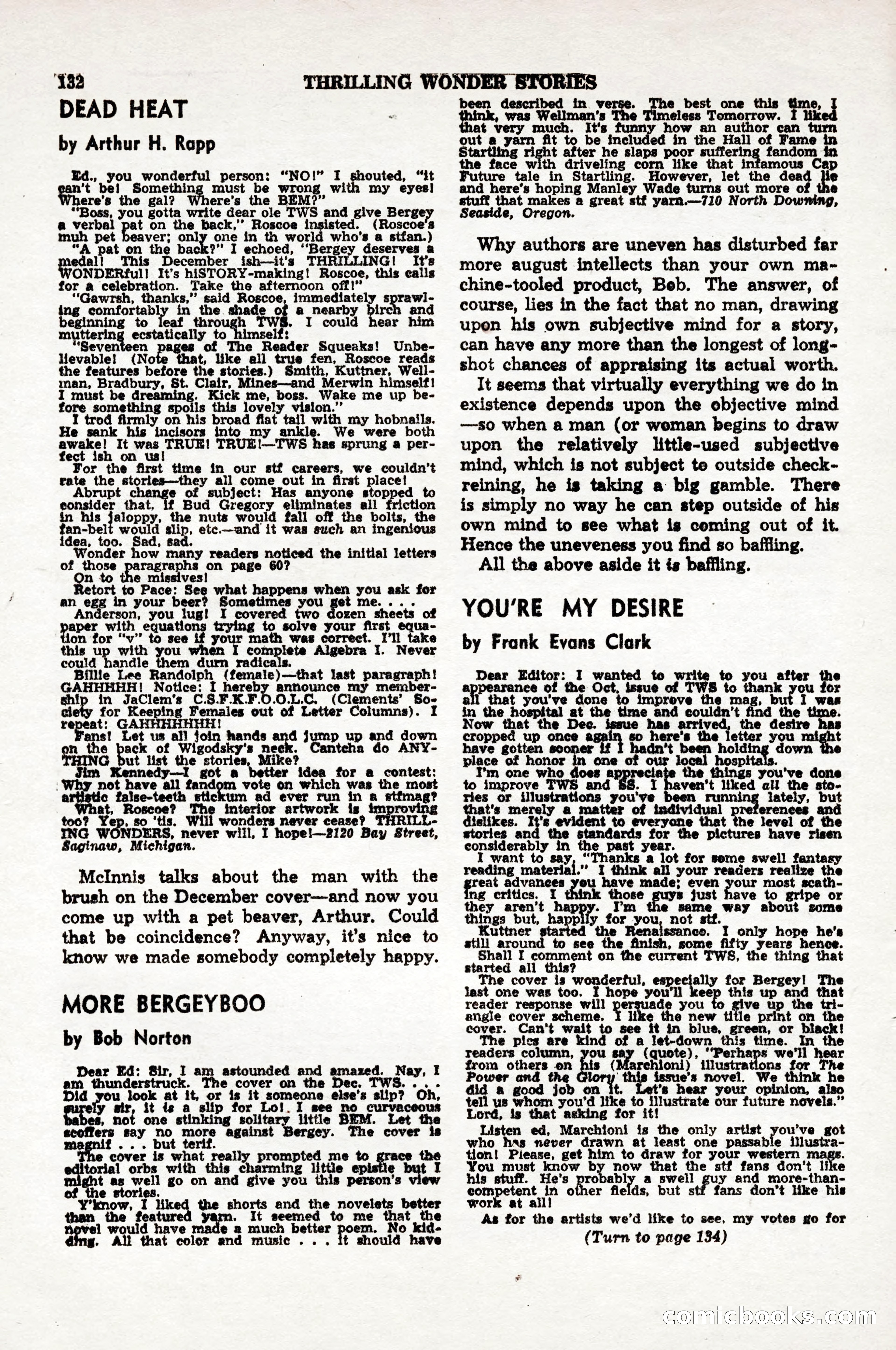Thrilling Wonder Stories, April 1948 — page 133 of 149