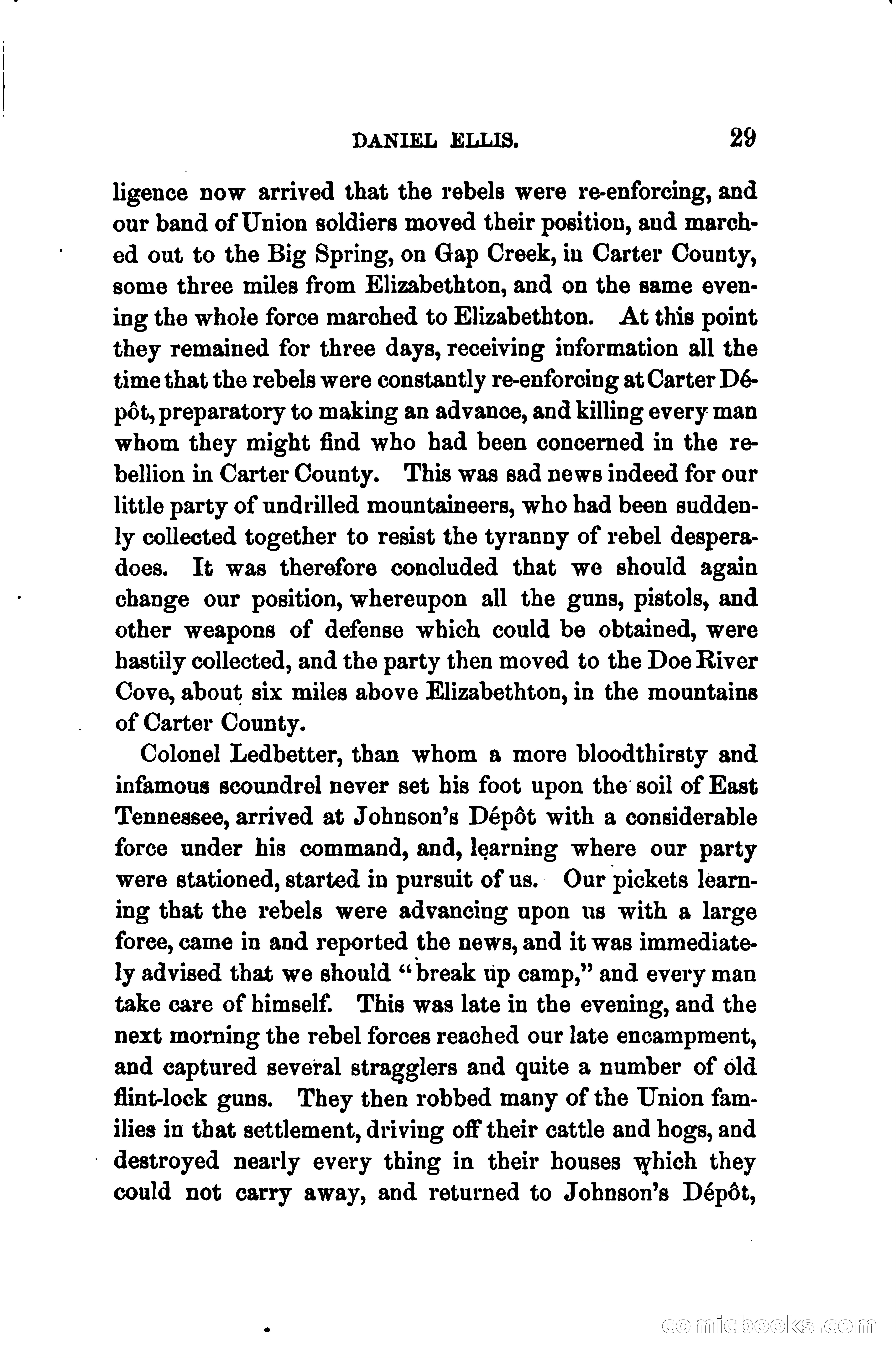 Thrilling Adventures of Daniel Ellis, the Great Union Guide of East Tennessee — page 39 of 399