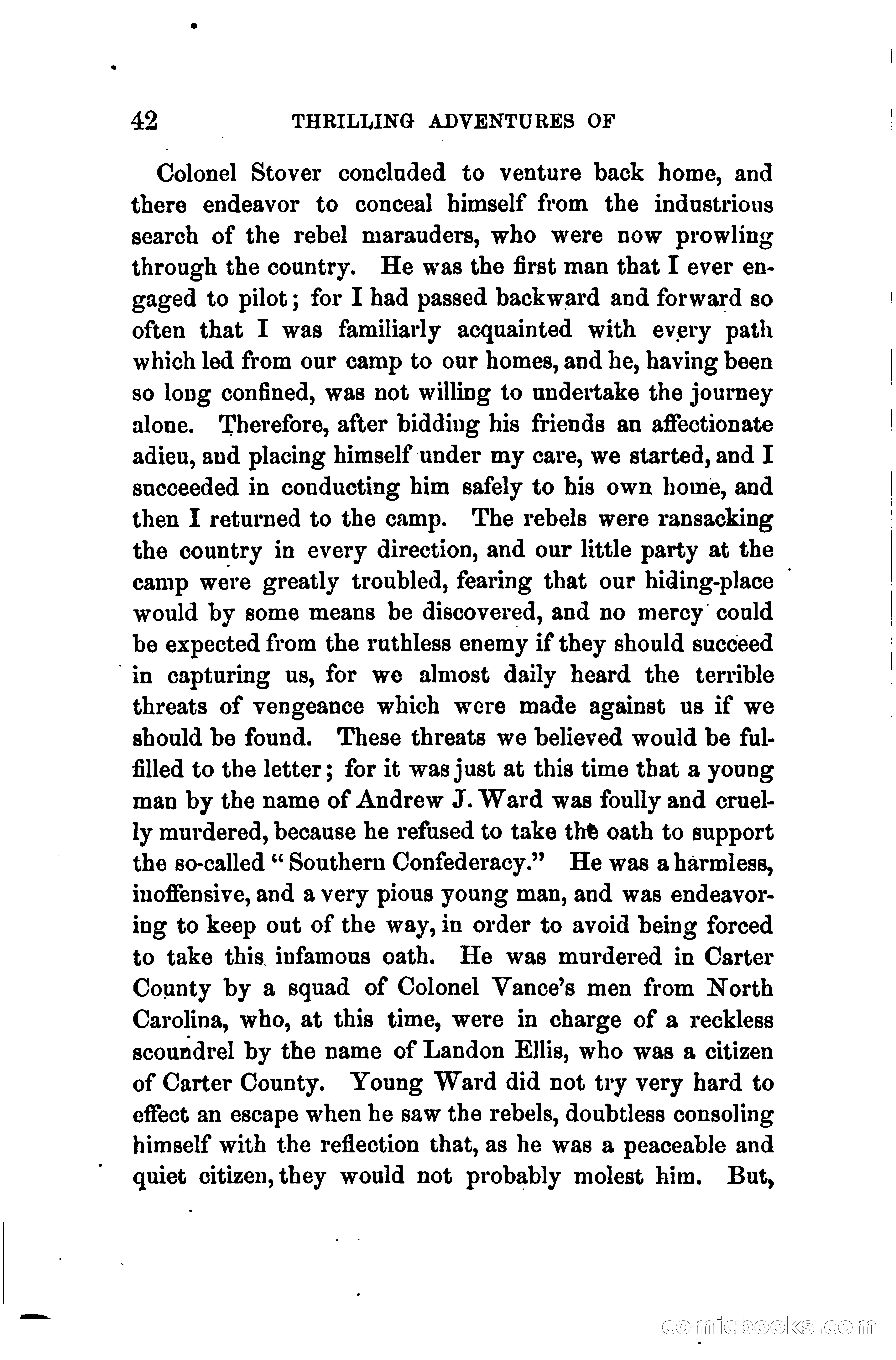 Thrilling Adventures of Daniel Ellis, the Great Union Guide of East Tennessee — page 52 of 399