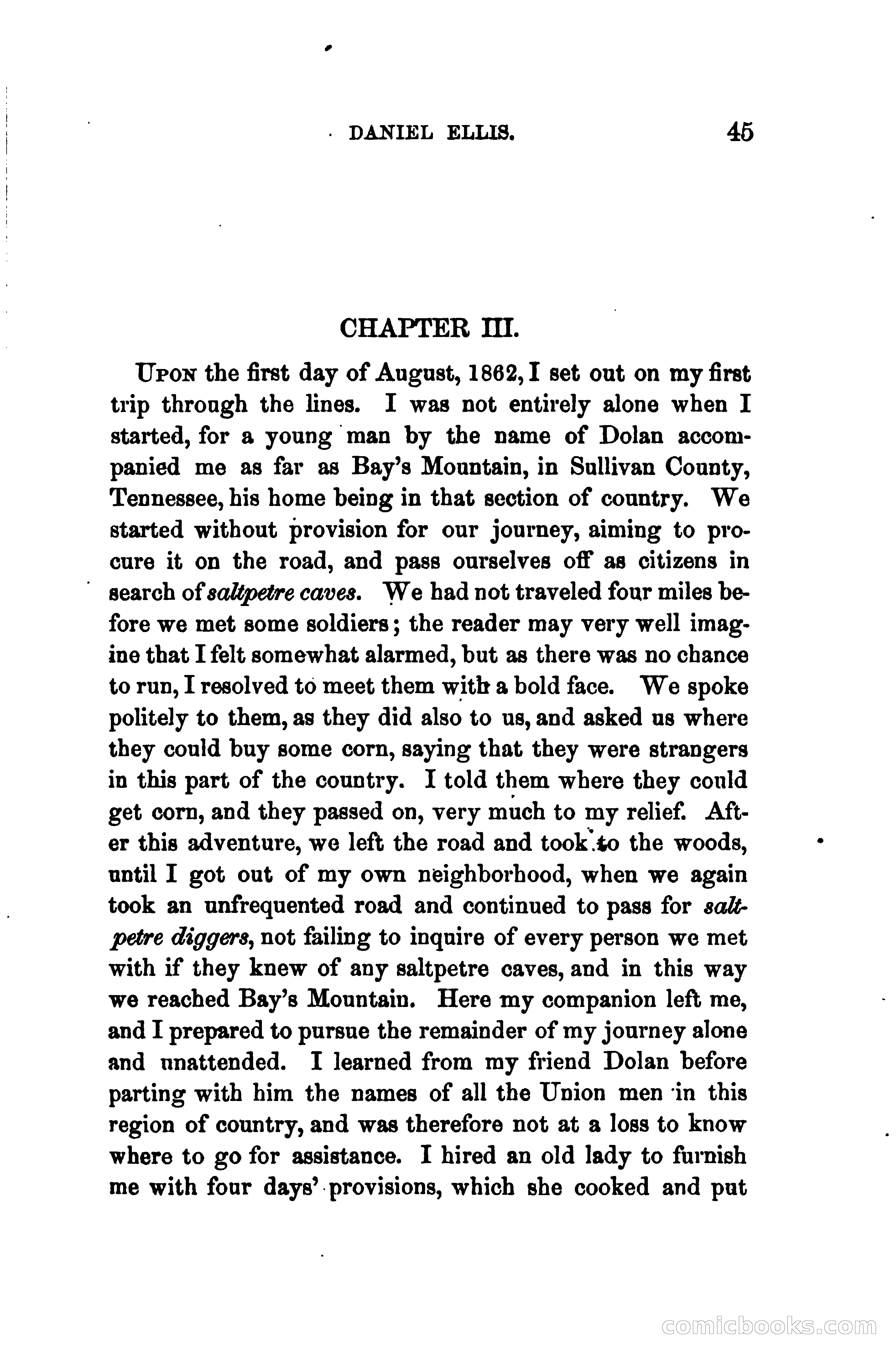 Thrilling Adventures of Daniel Ellis, the Great Union Guide of East Tennessee — page 55 of 399