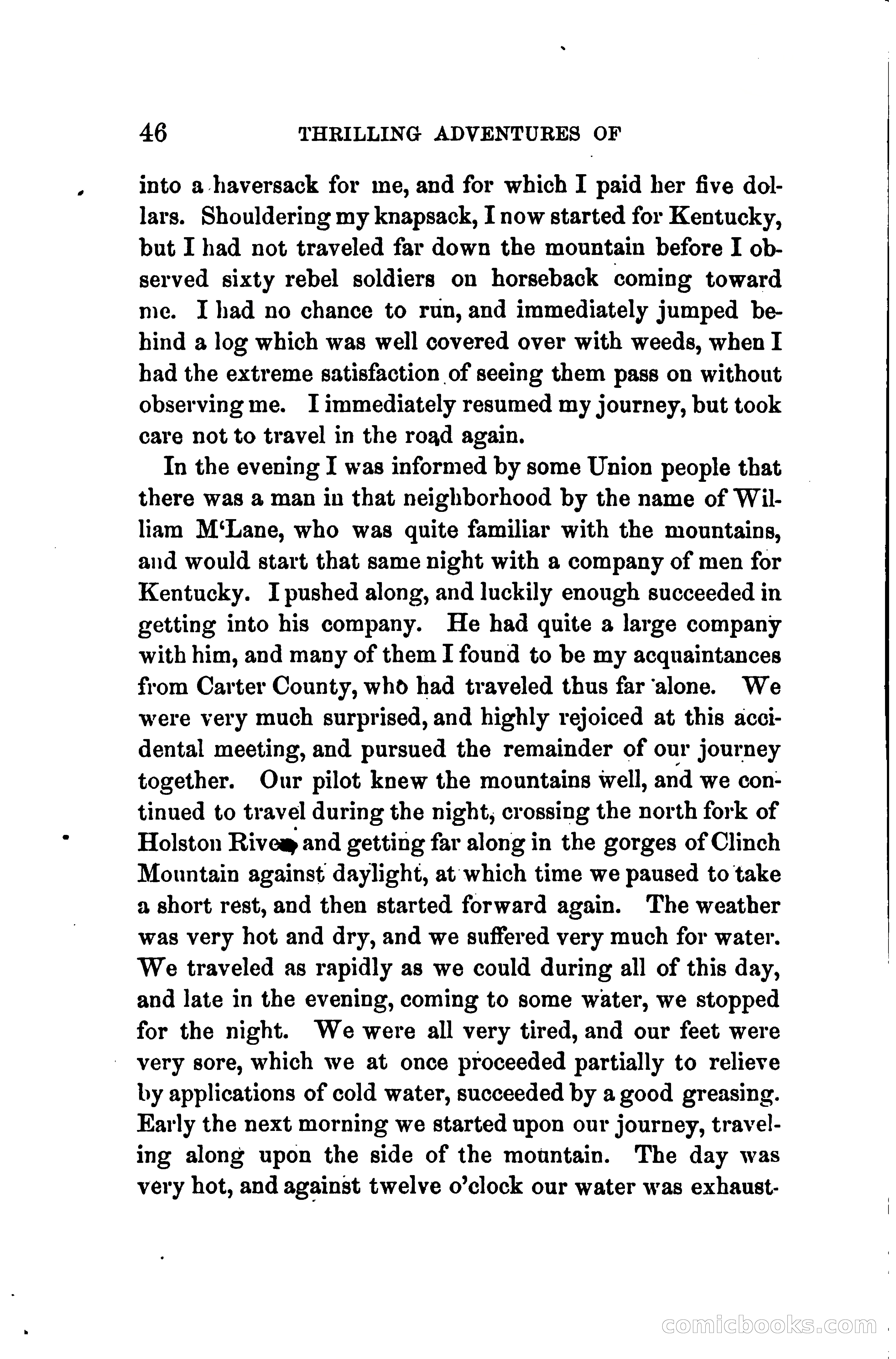 Thrilling Adventures of Daniel Ellis, the Great Union Guide of East Tennessee — page 56 of 399