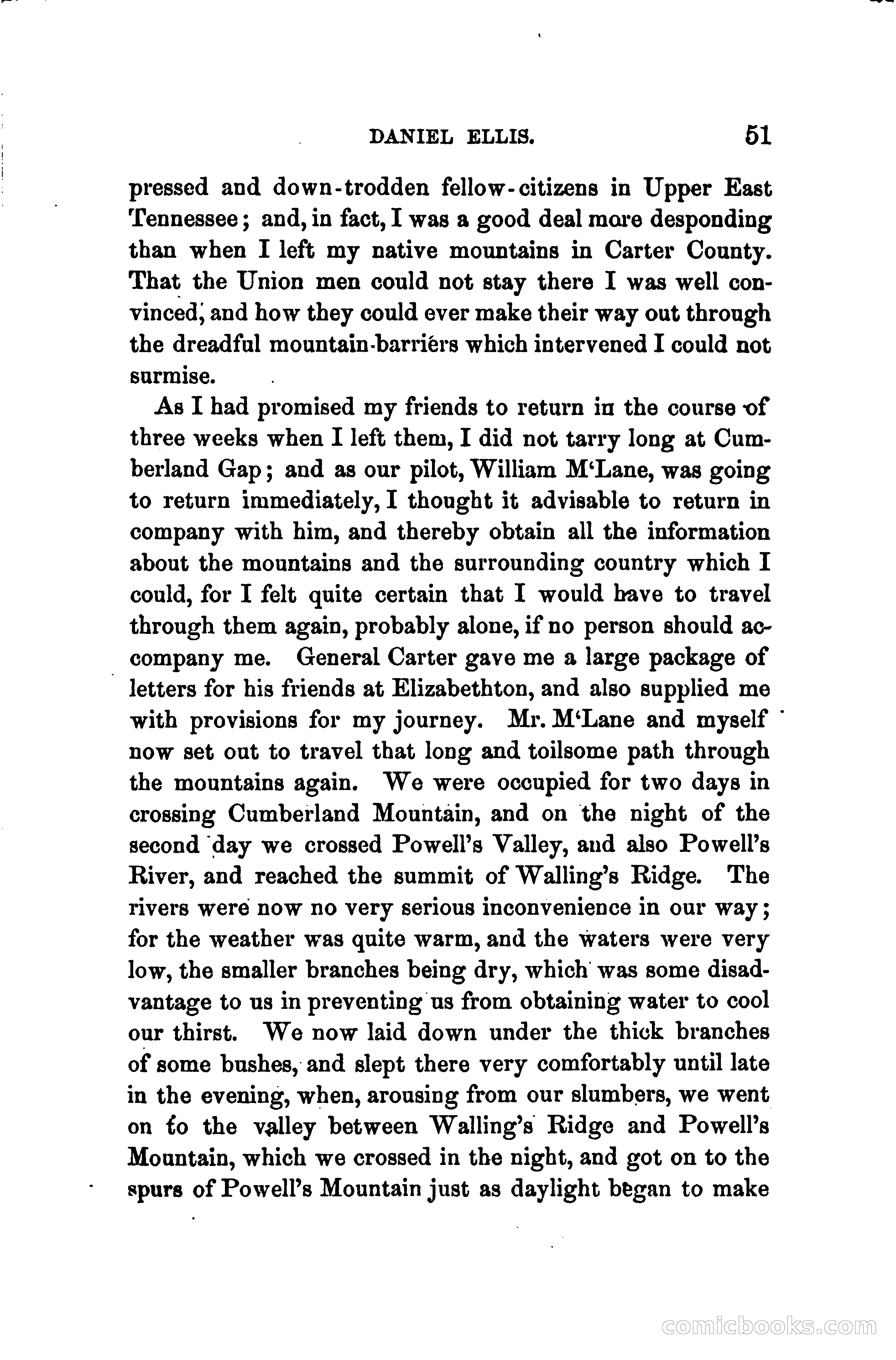 Thrilling Adventures of Daniel Ellis, the Great Union Guide of East Tennessee — page 61 of 399