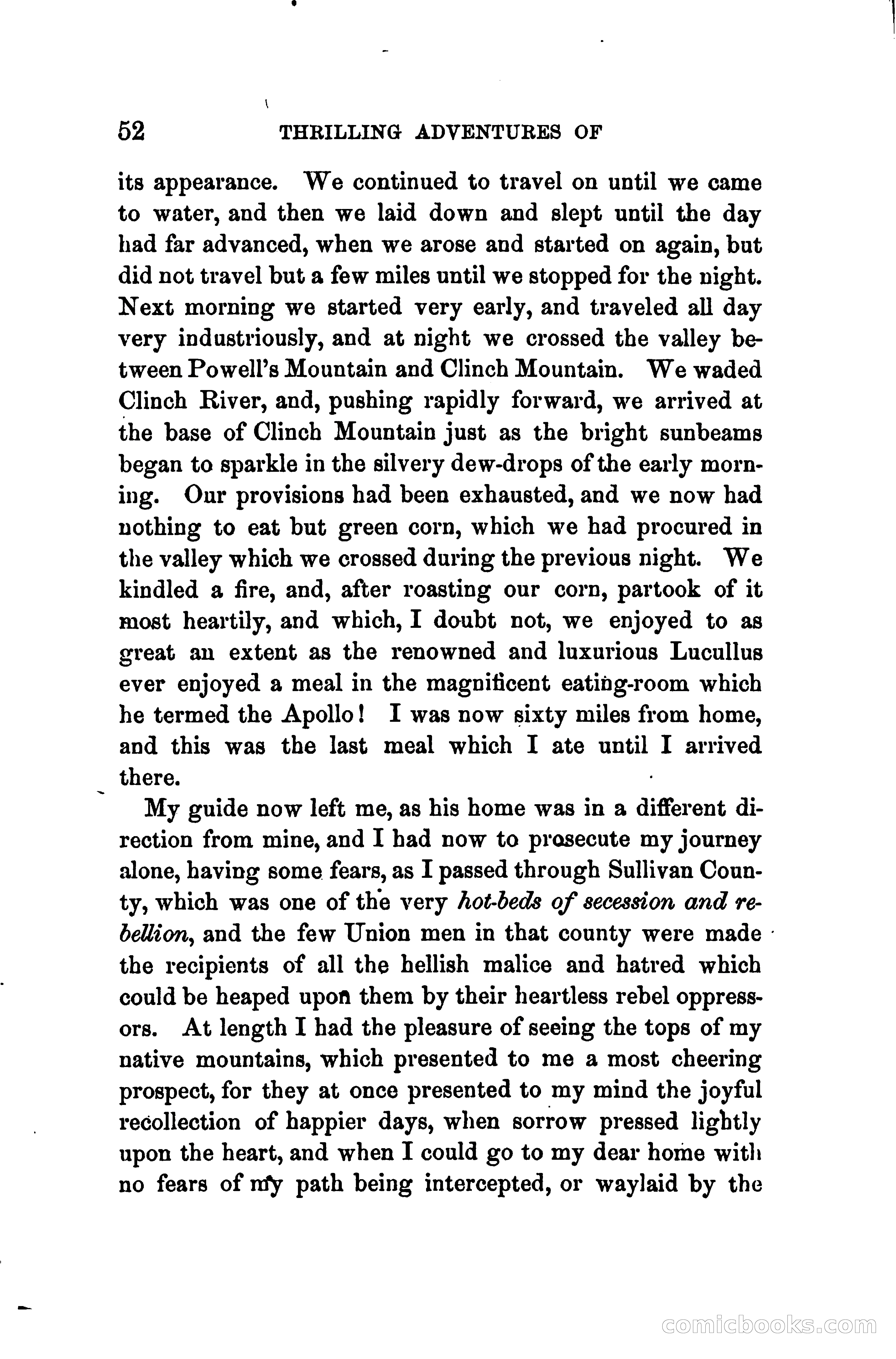 Thrilling Adventures of Daniel Ellis, the Great Union Guide of East Tennessee — page 62 of 399