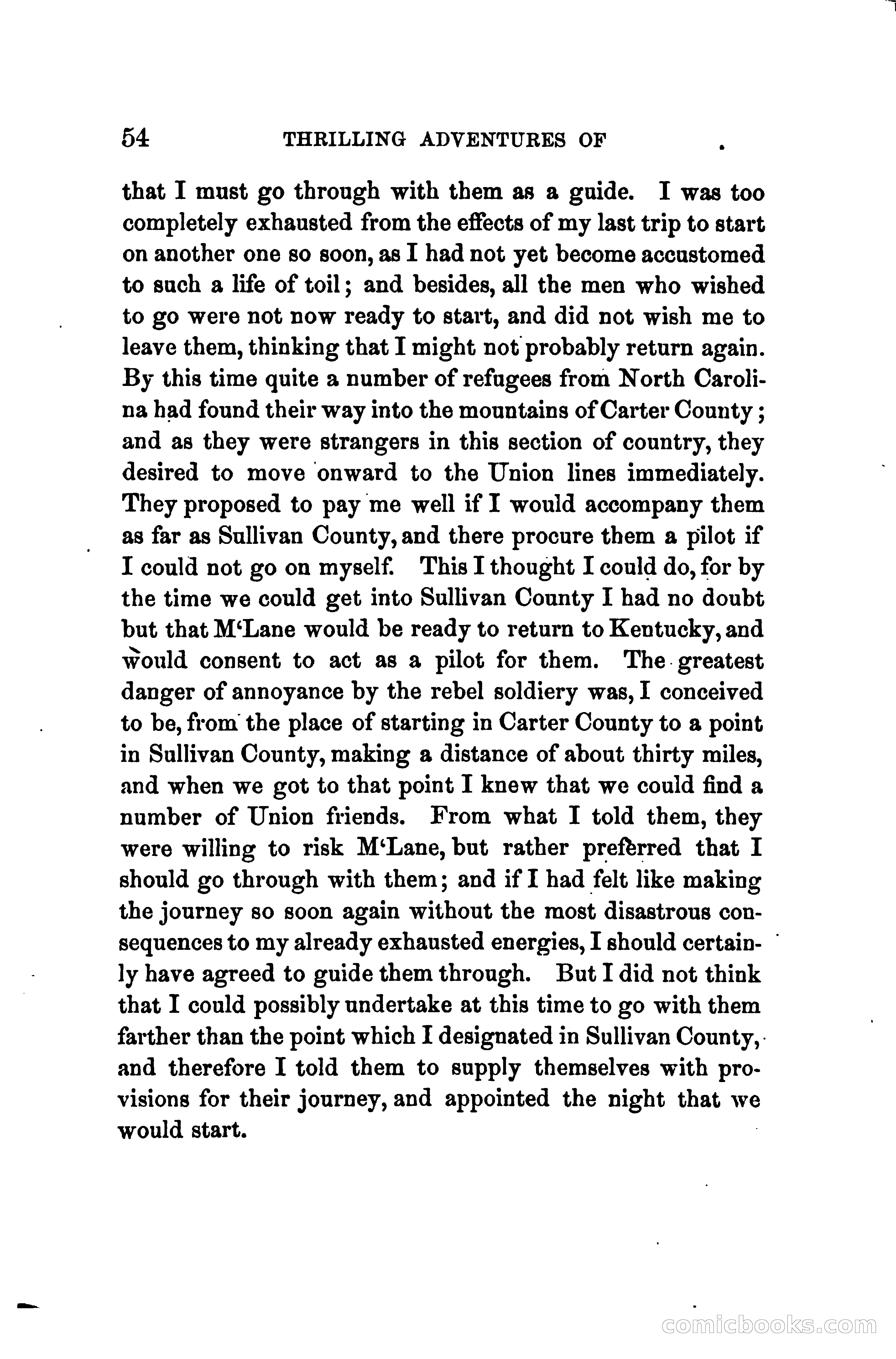 Thrilling Adventures of Daniel Ellis, the Great Union Guide of East Tennessee — page 64 of 399