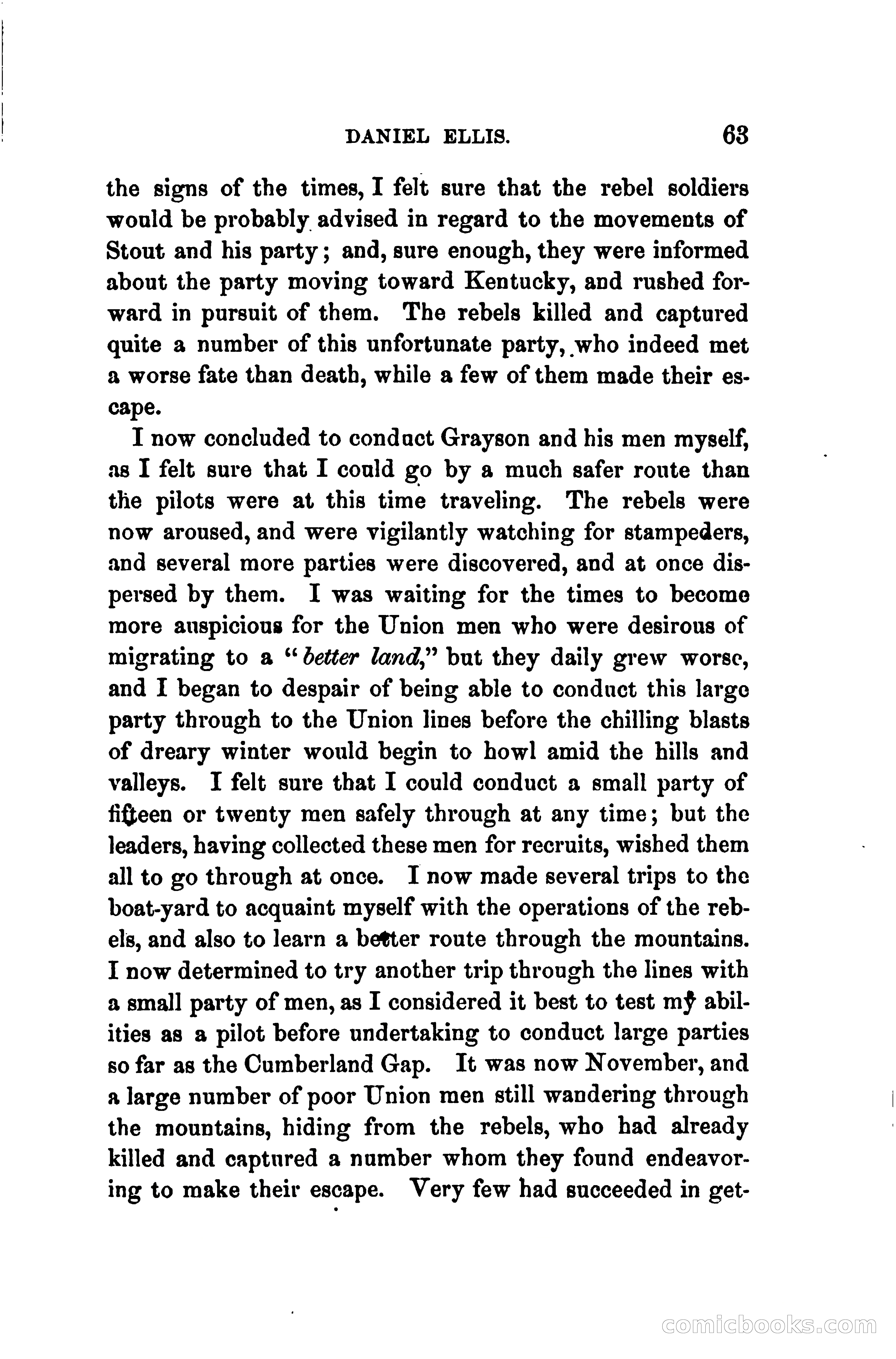 Thrilling Adventures of Daniel Ellis, the Great Union Guide of East Tennessee — page 73 of 399