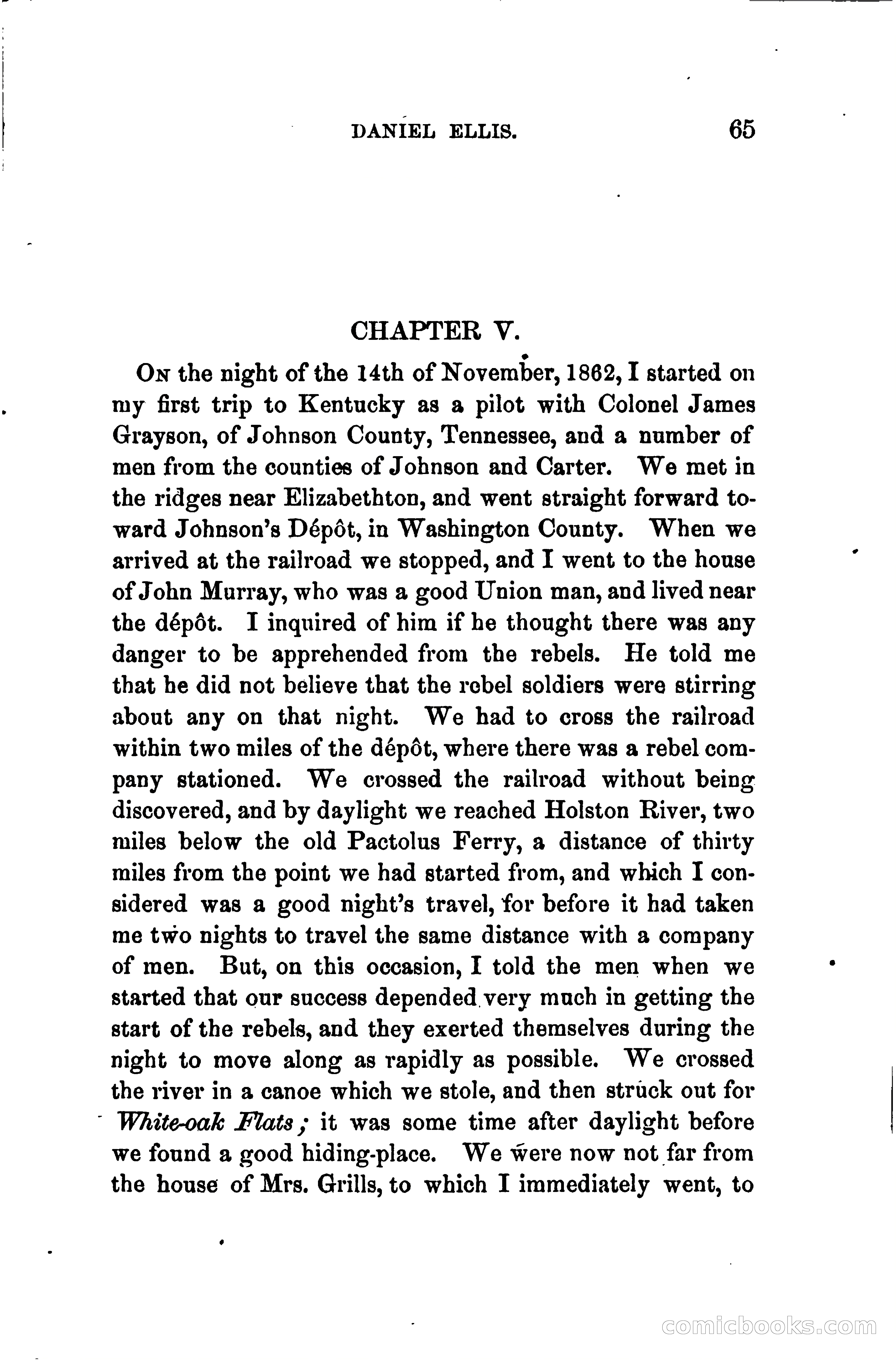 Thrilling Adventures of Daniel Ellis, the Great Union Guide of East Tennessee — page 75 of 399