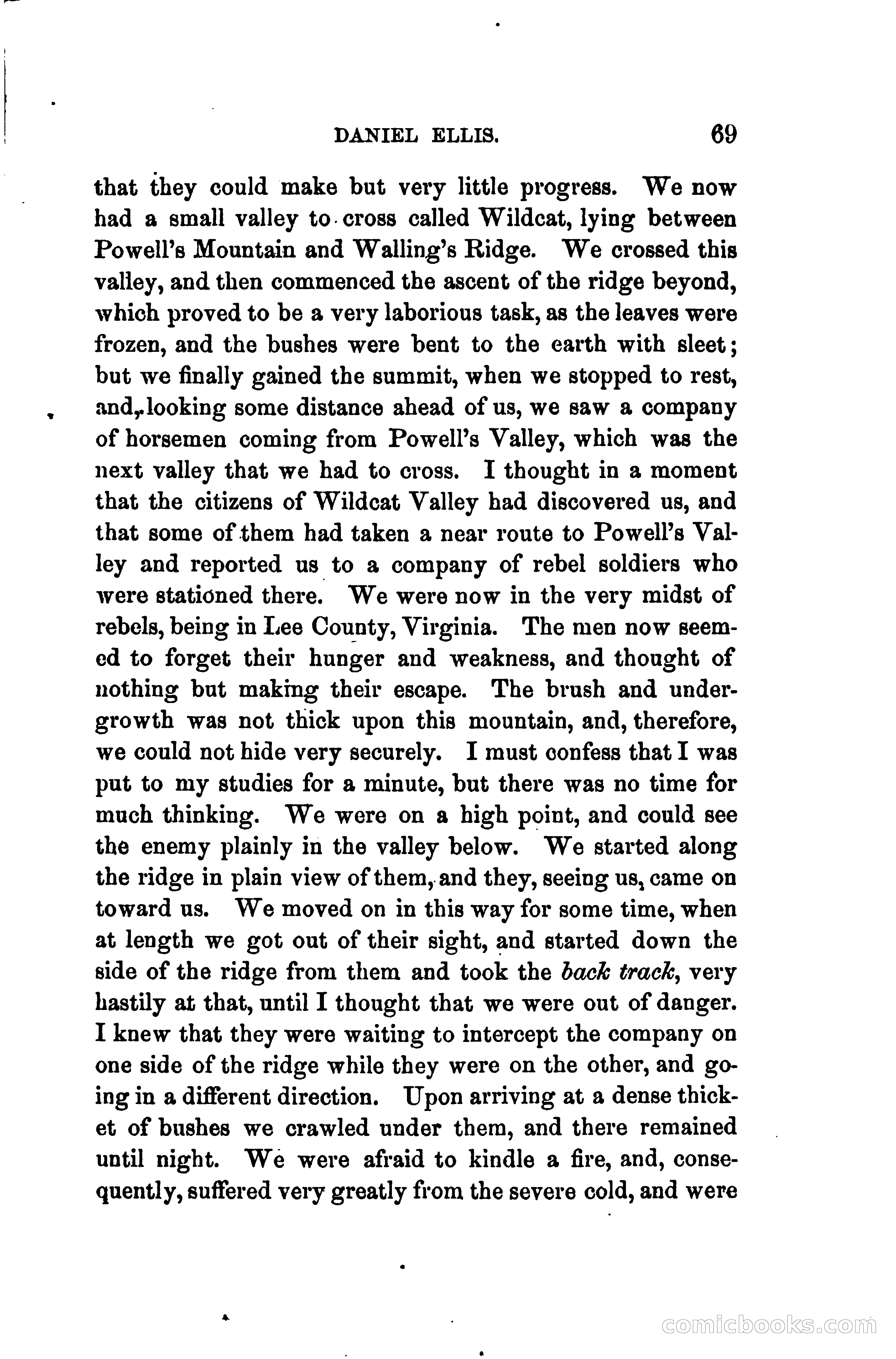Thrilling Adventures of Daniel Ellis, the Great Union Guide of East Tennessee — page 79 of 399