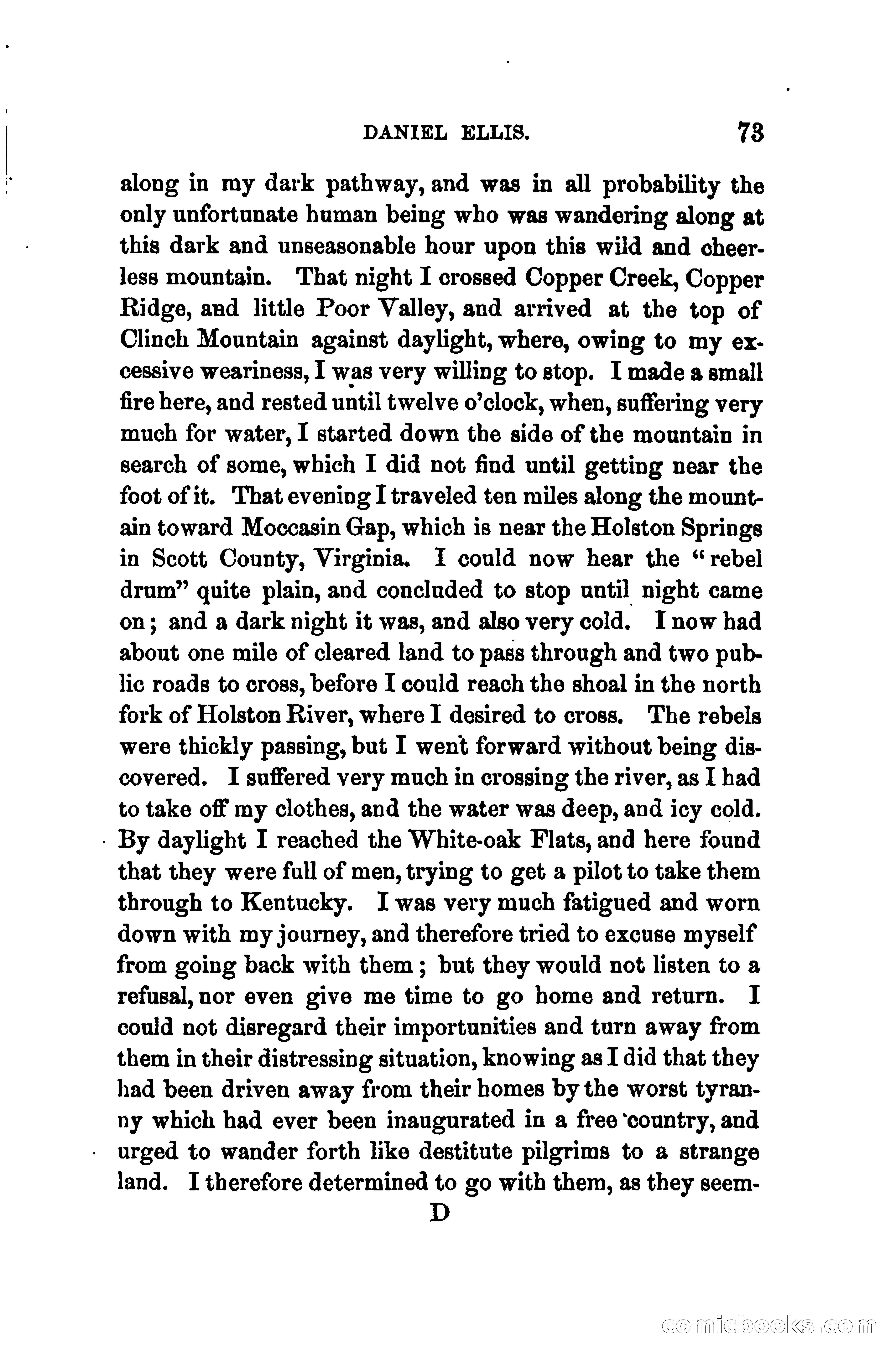 Thrilling Adventures of Daniel Ellis, the Great Union Guide of East Tennessee — page 83 of 399