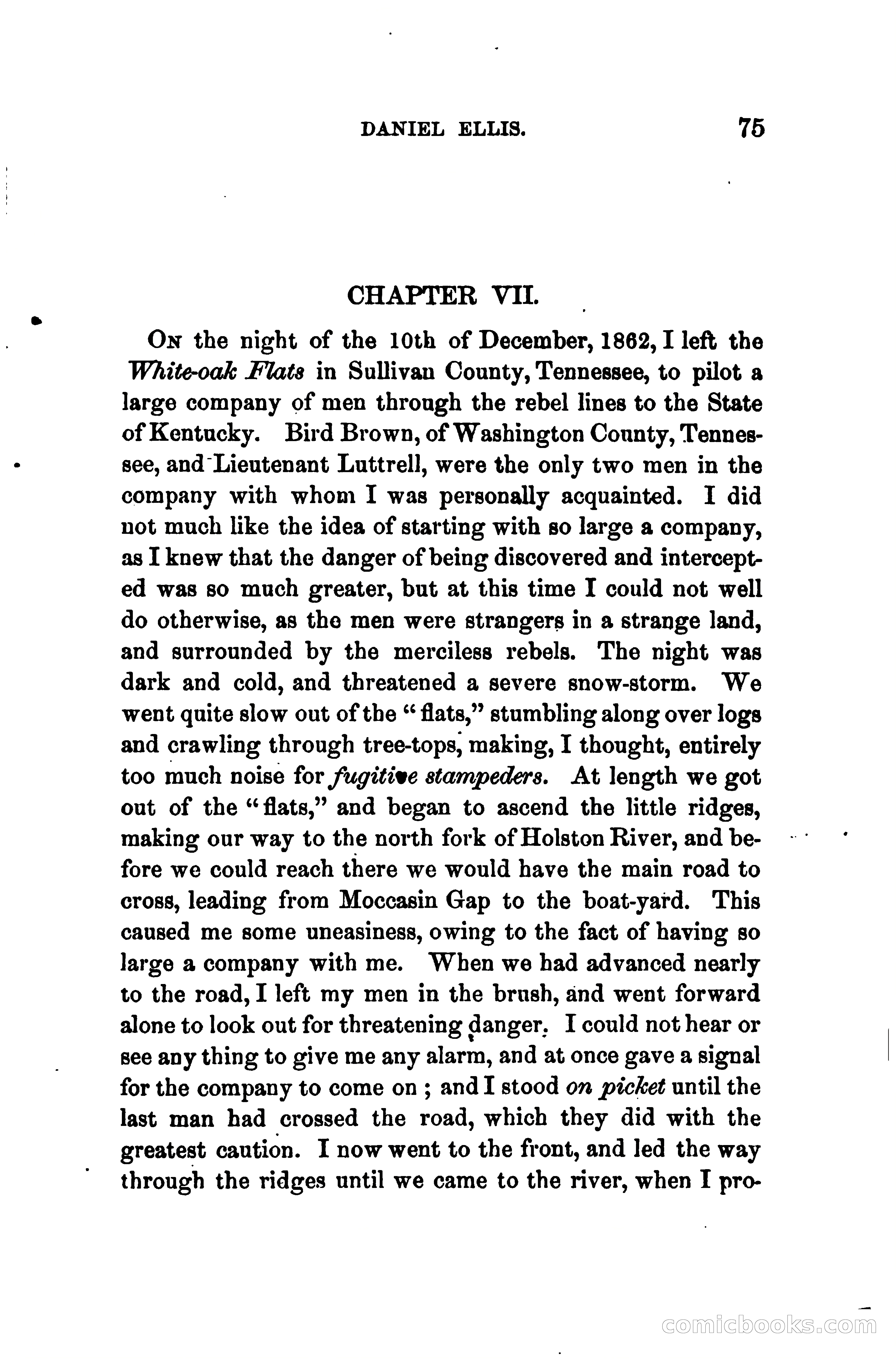 Thrilling Adventures of Daniel Ellis, the Great Union Guide of East Tennessee — page 85 of 399