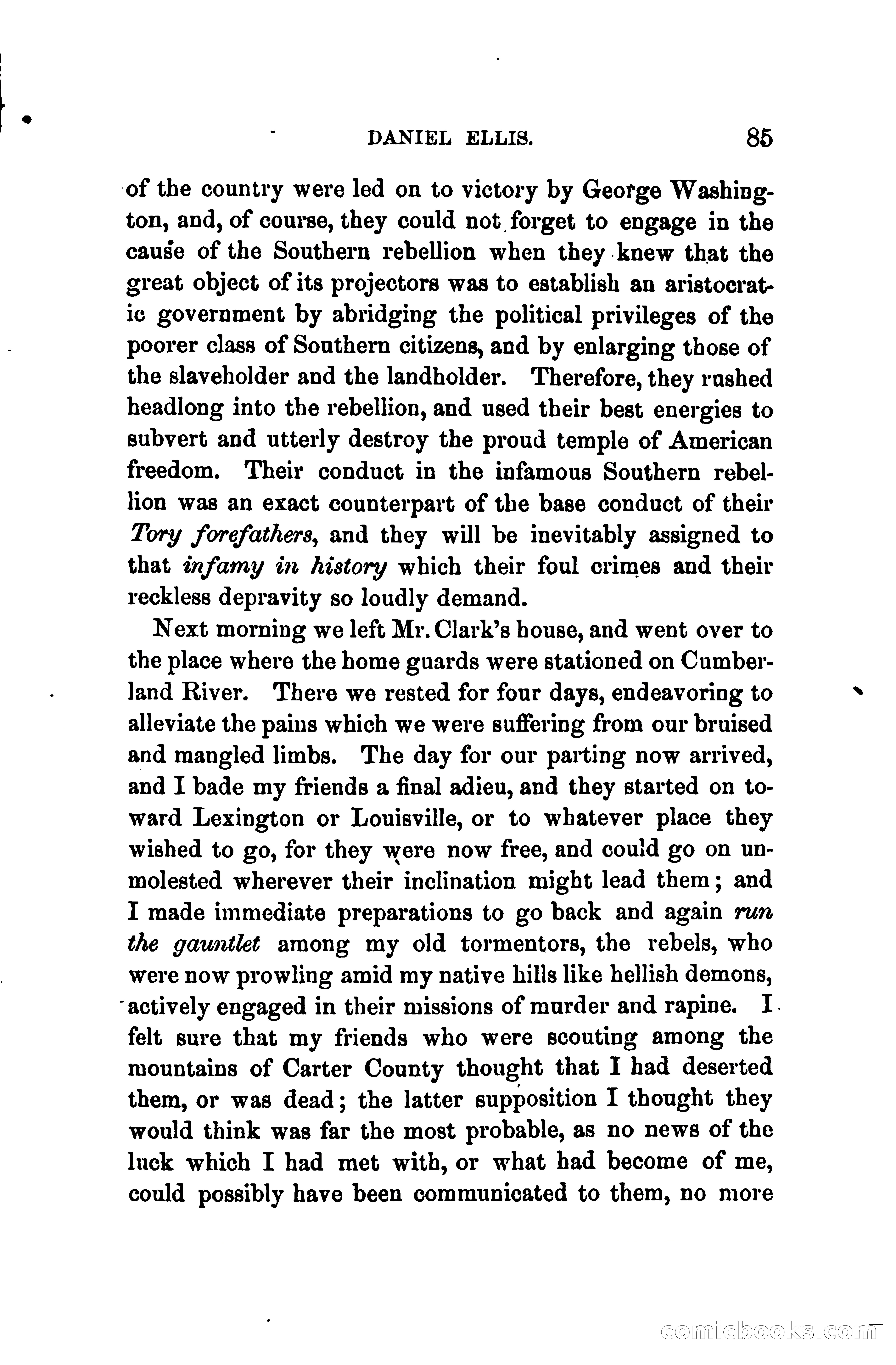 Thrilling Adventures of Daniel Ellis, the Great Union Guide of East Tennessee — page 95 of 399