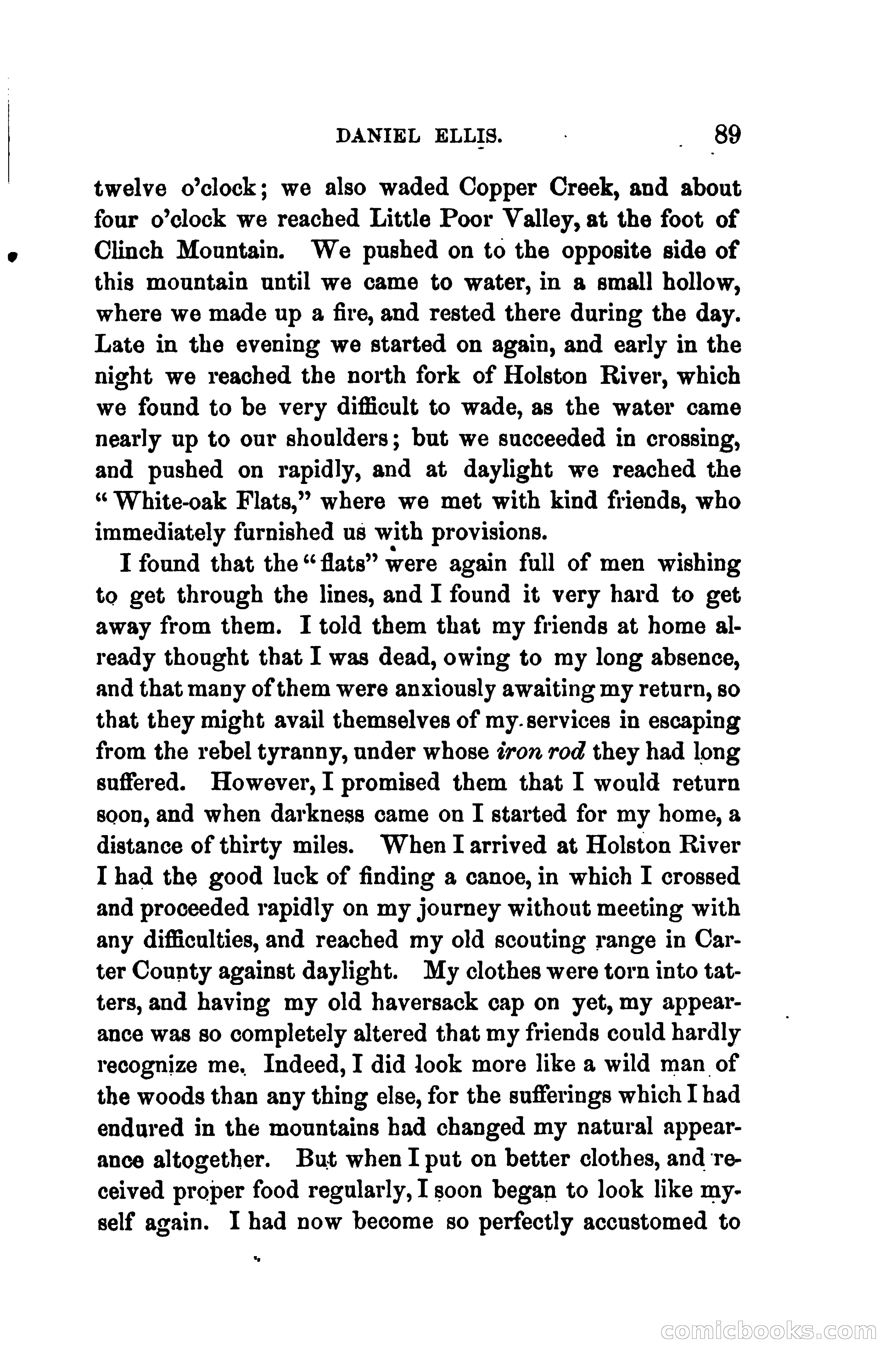 Thrilling Adventures of Daniel Ellis, the Great Union Guide of East Tennessee — page 99 of 399