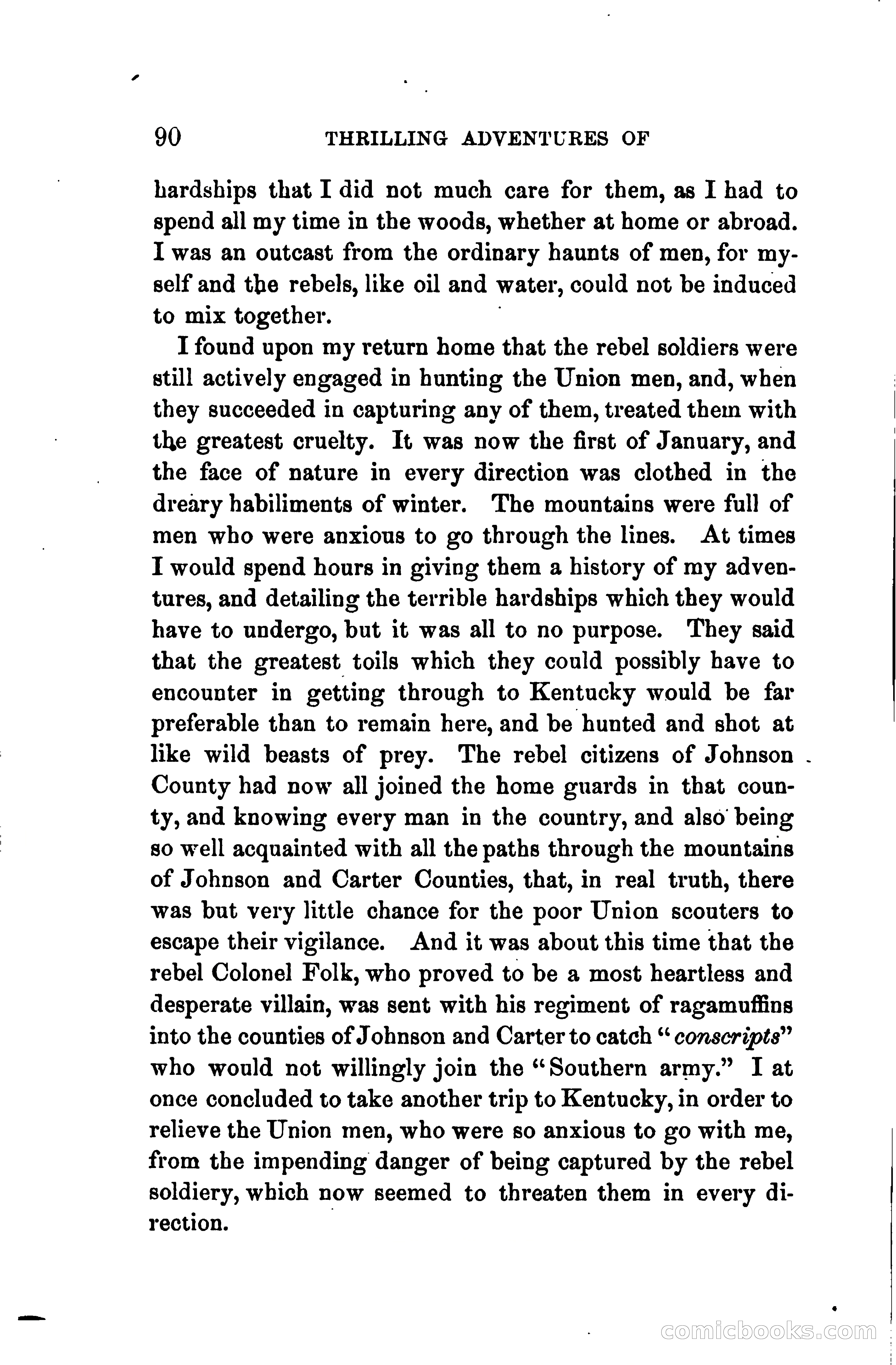 Thrilling Adventures of Daniel Ellis, the Great Union Guide of East Tennessee — page 100 of 399