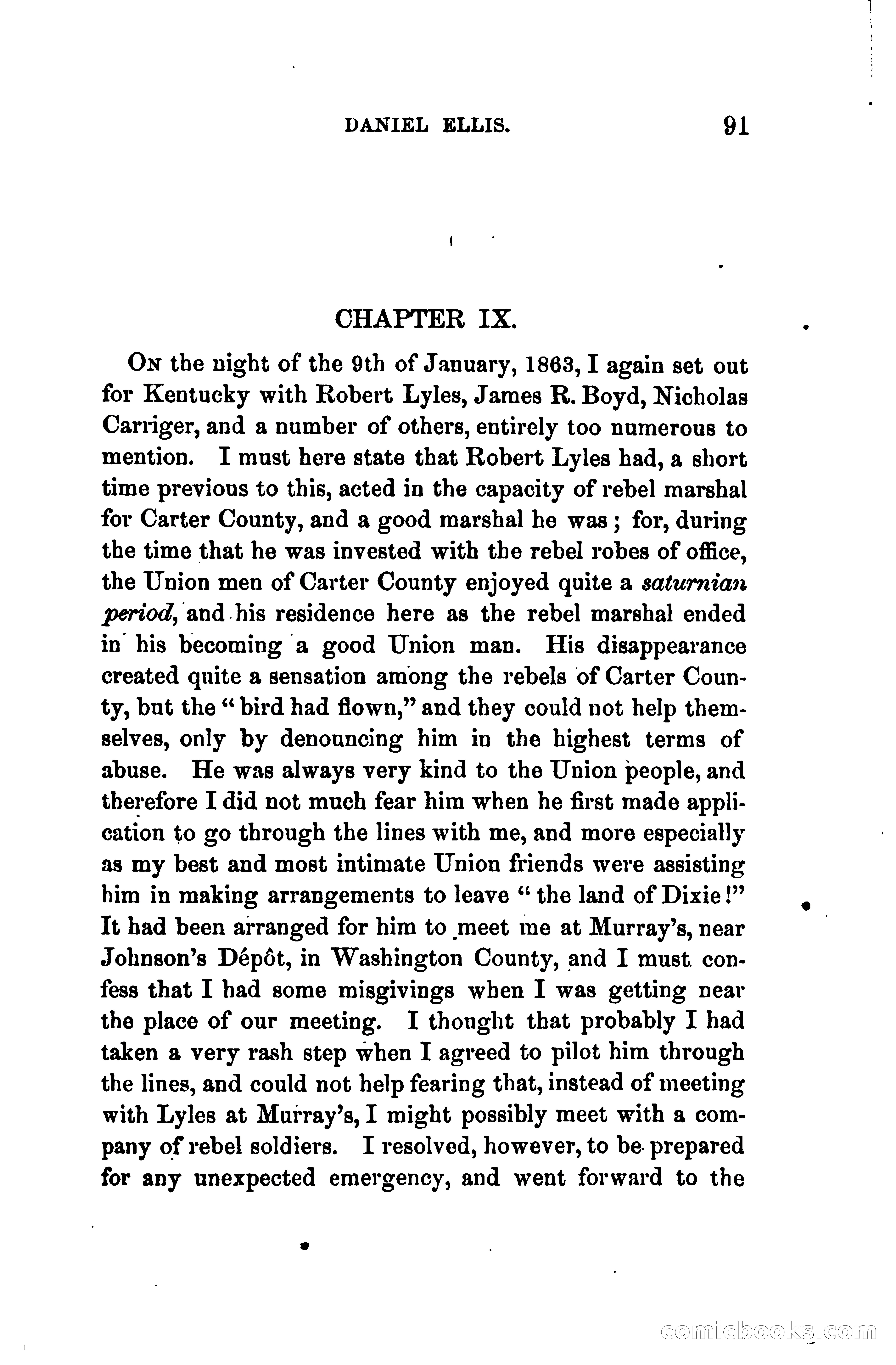 Thrilling Adventures of Daniel Ellis, the Great Union Guide of East Tennessee — page 101 of 399