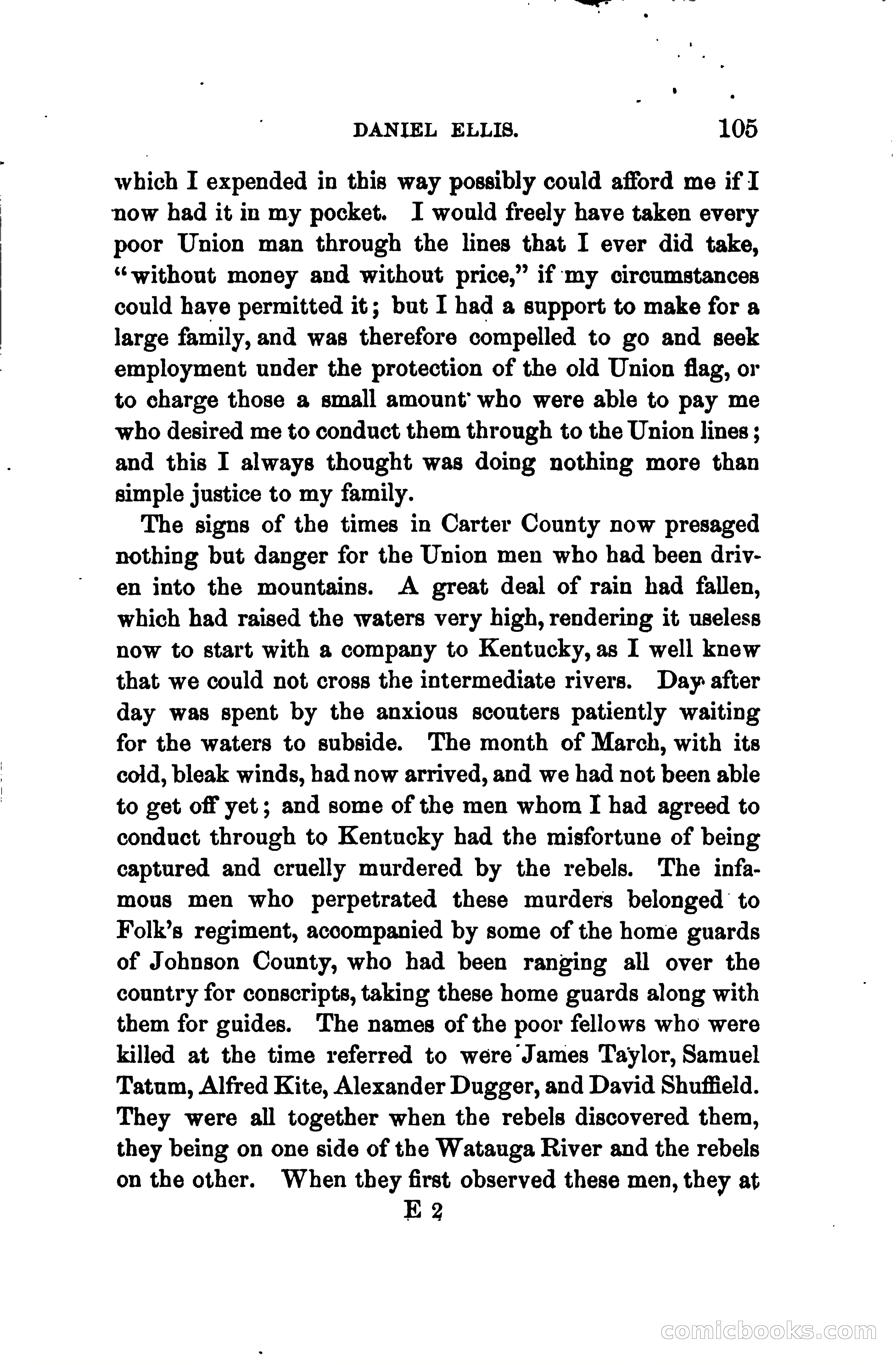 Thrilling Adventures of Daniel Ellis, the Great Union Guide of East Tennessee — page 115 of 399