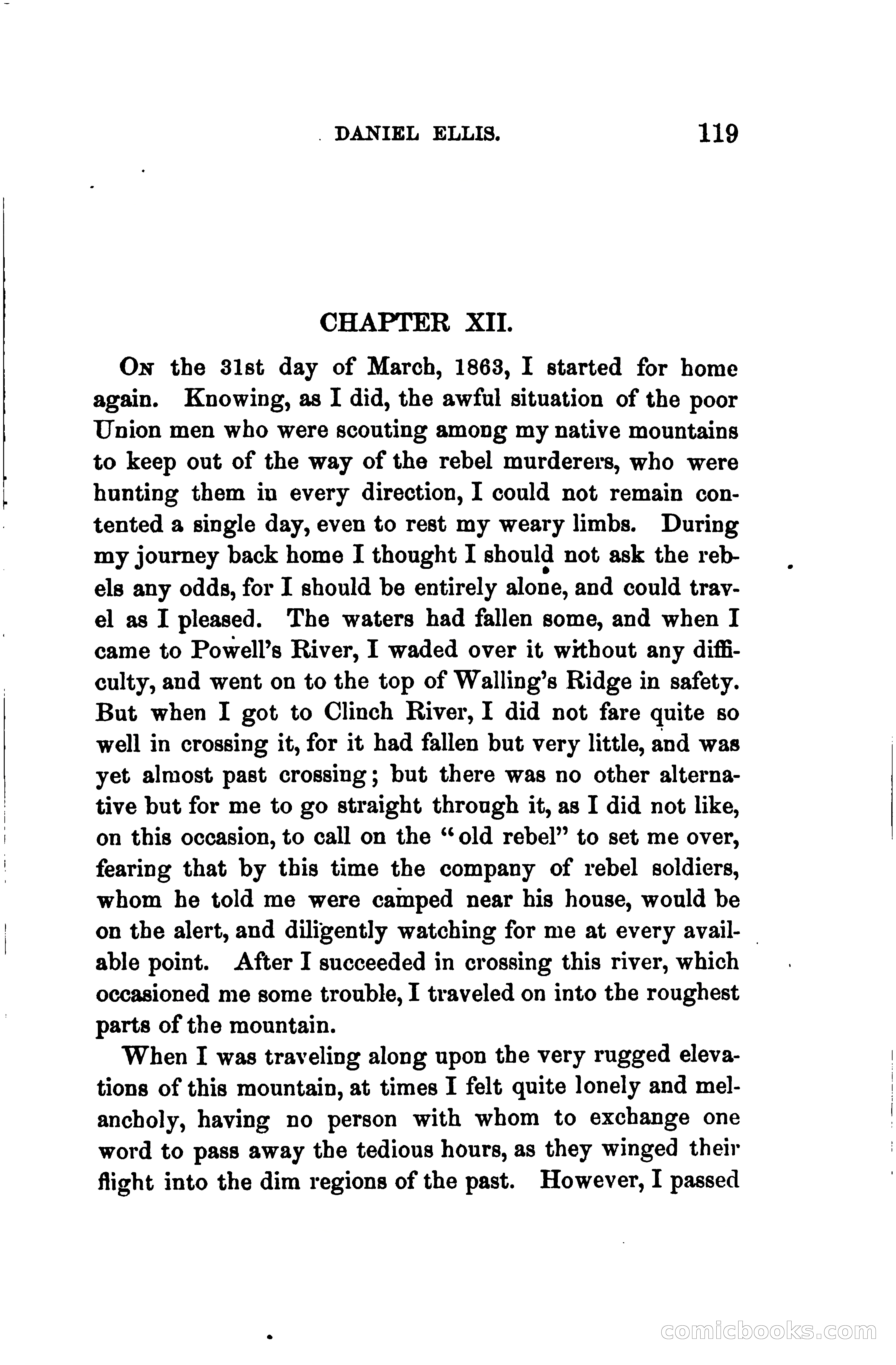 Thrilling Adventures of Daniel Ellis, the Great Union Guide of East Tennessee — page 129 of 399