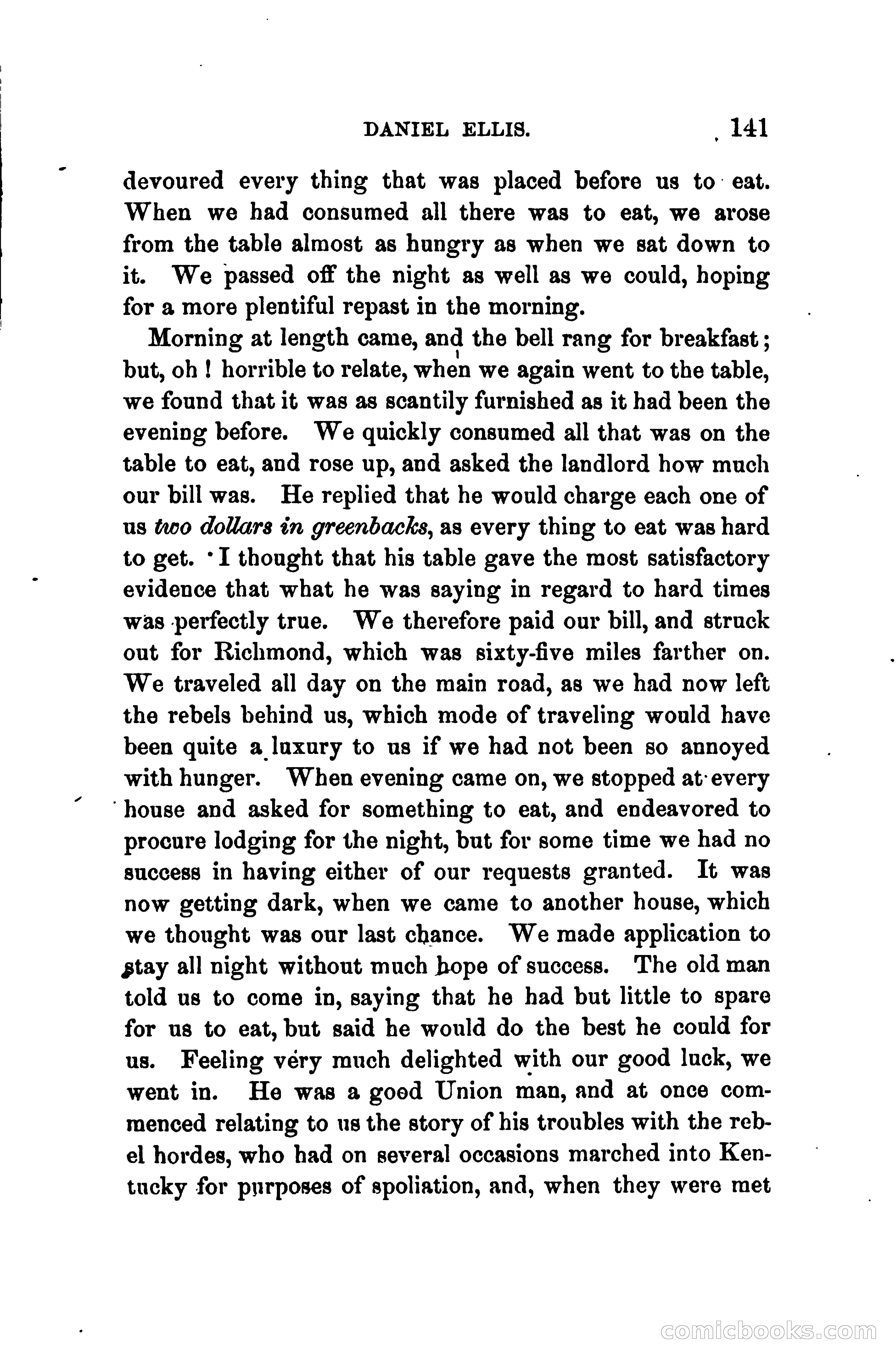 Thrilling Adventures of Daniel Ellis, the Great Union Guide of East Tennessee — page 151 of 399