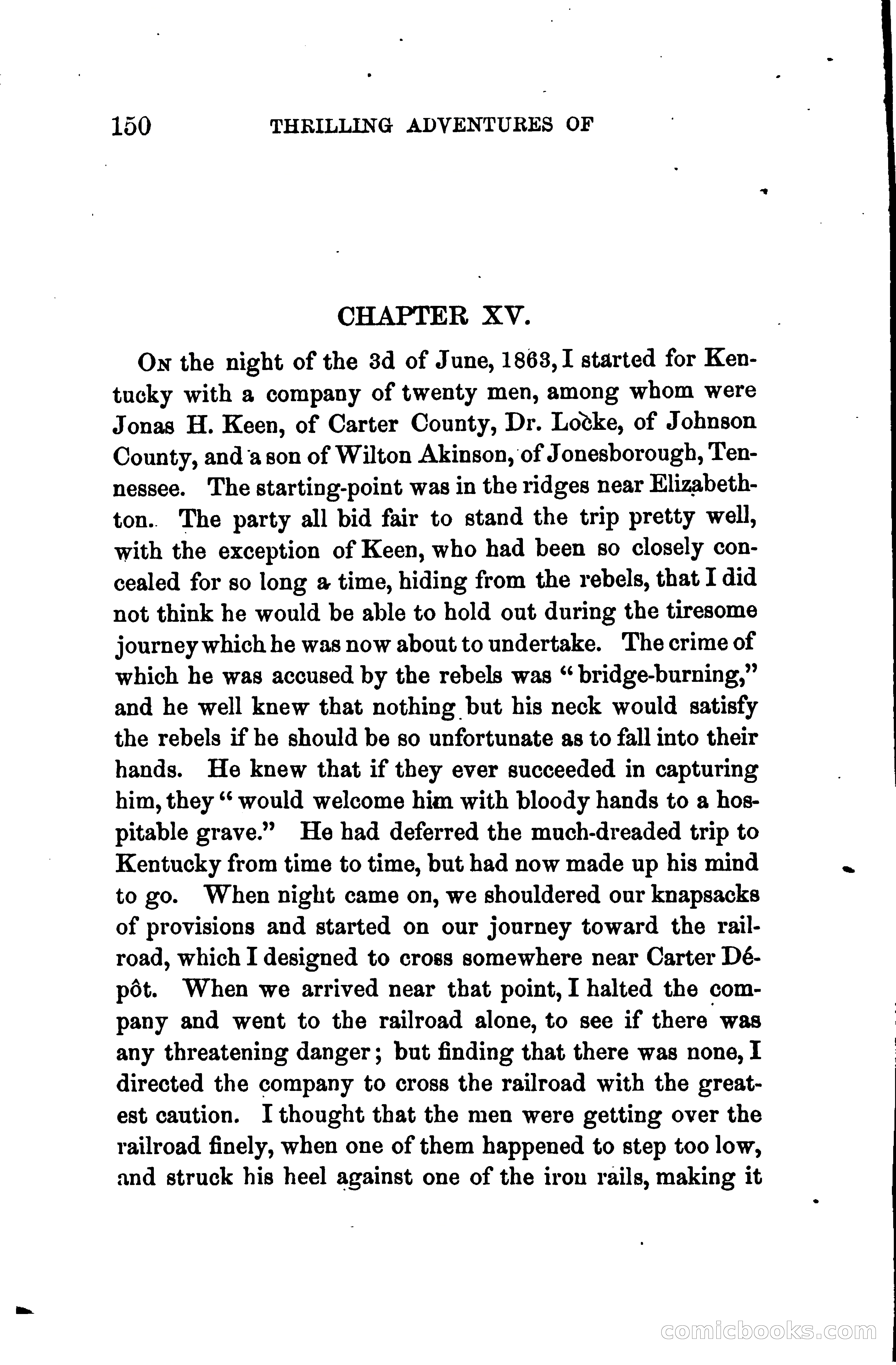 Thrilling Adventures of Daniel Ellis, the Great Union Guide of East Tennessee — page 160 of 399