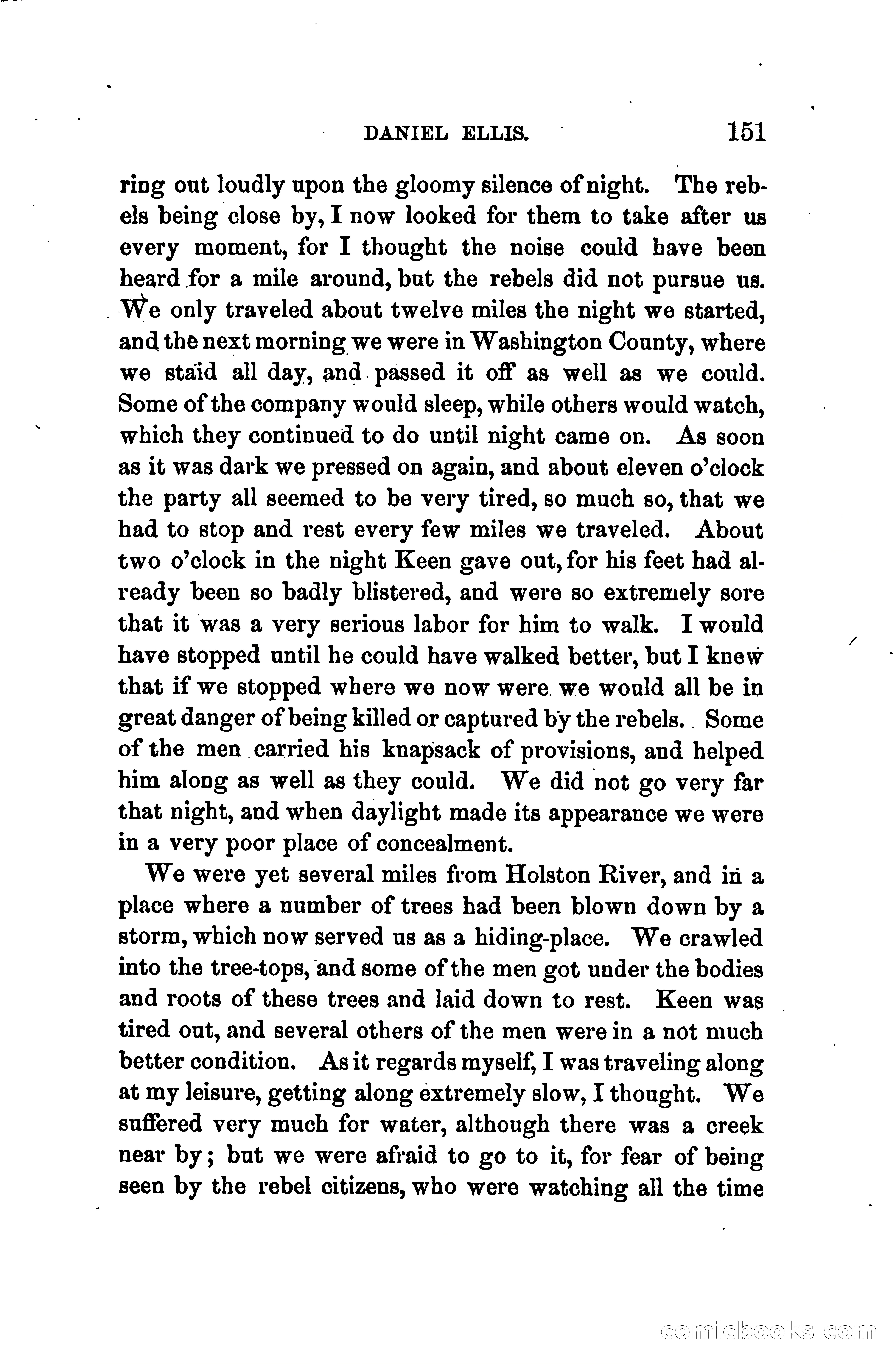 Thrilling Adventures of Daniel Ellis, the Great Union Guide of East Tennessee — page 161 of 399