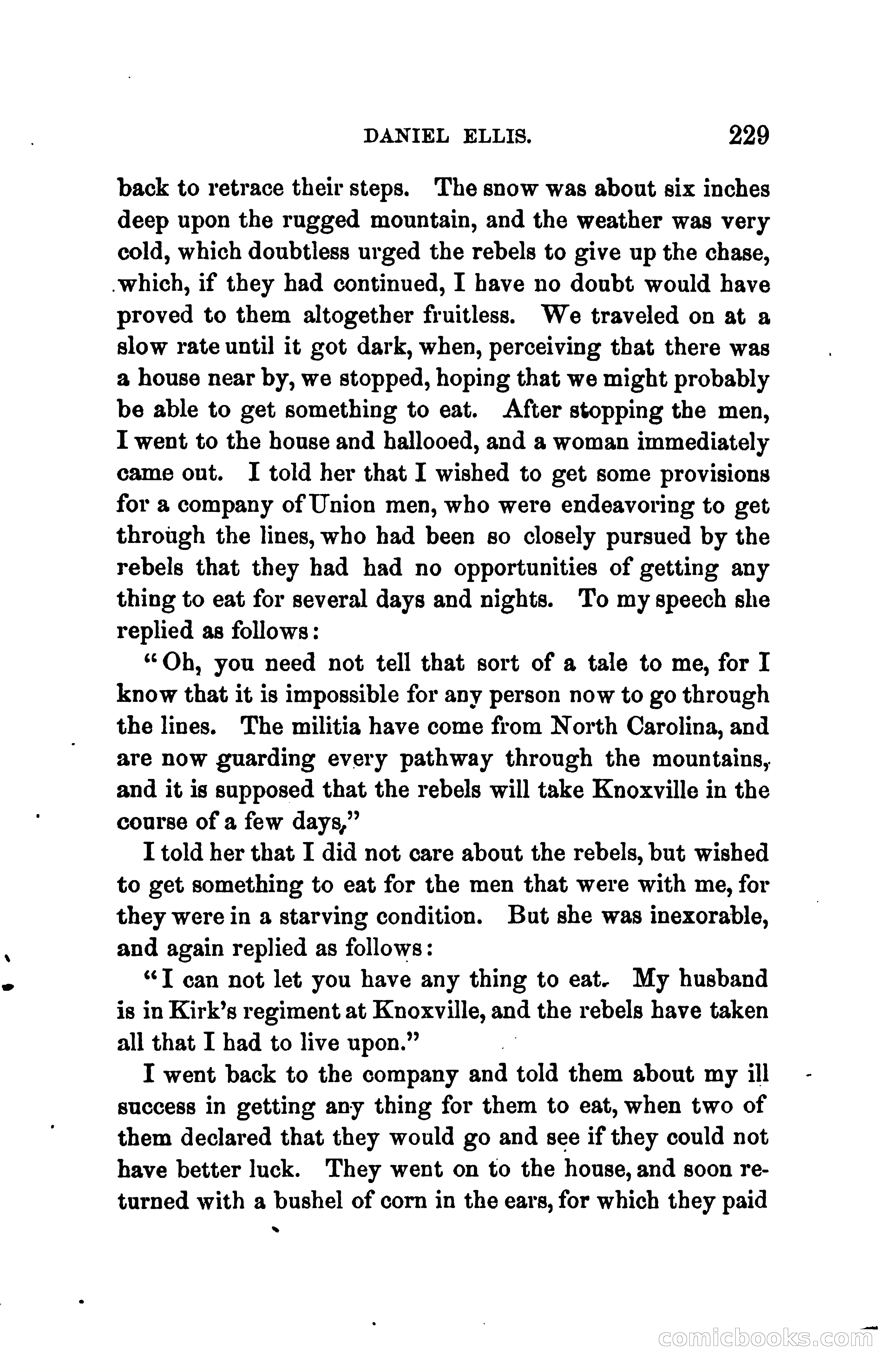 Thrilling Adventures of Daniel Ellis, the Great Union Guide of East Tennessee — page 239 of 399