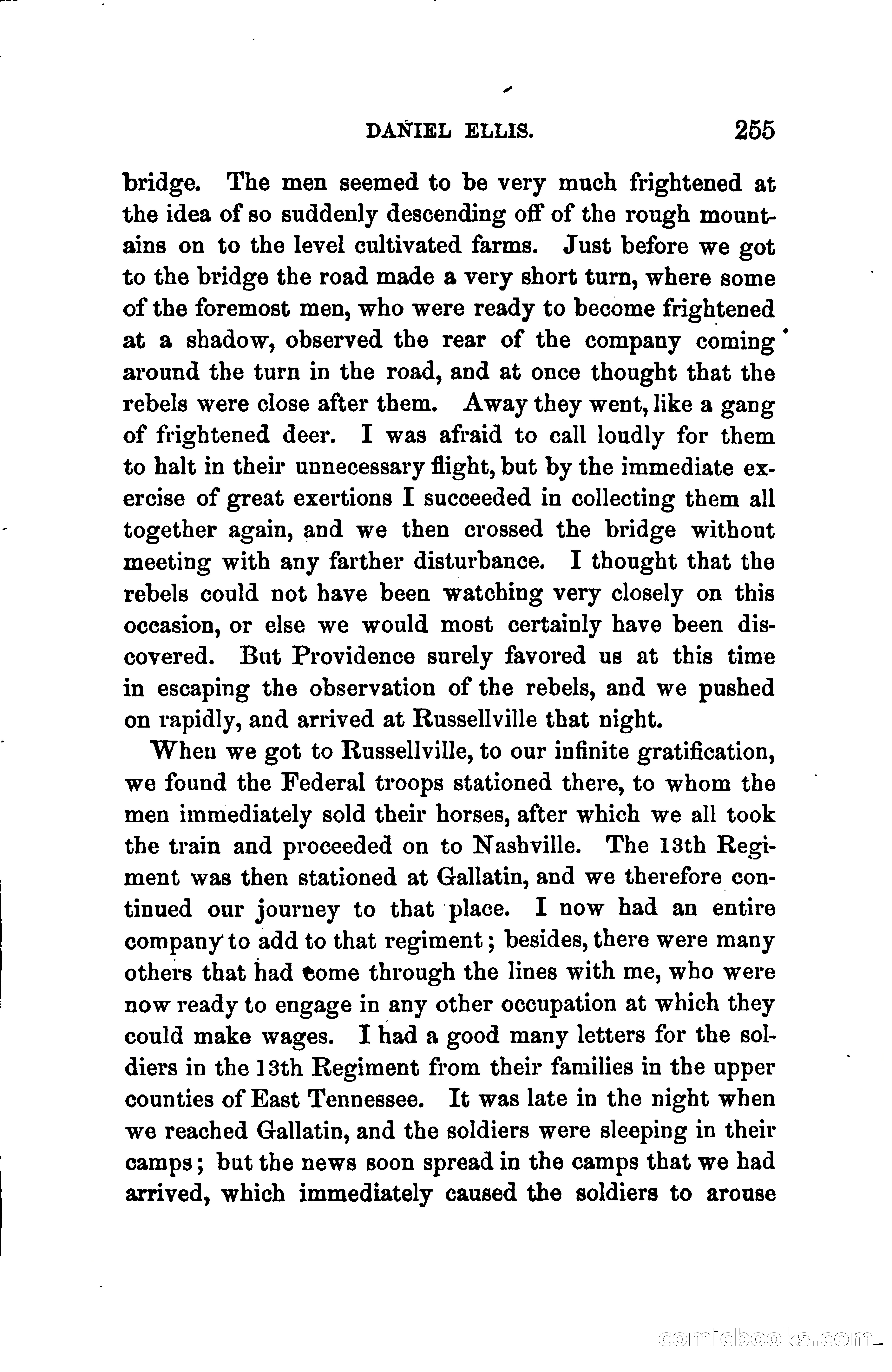 Thrilling Adventures of Daniel Ellis, the Great Union Guide of East Tennessee — page 265 of 399