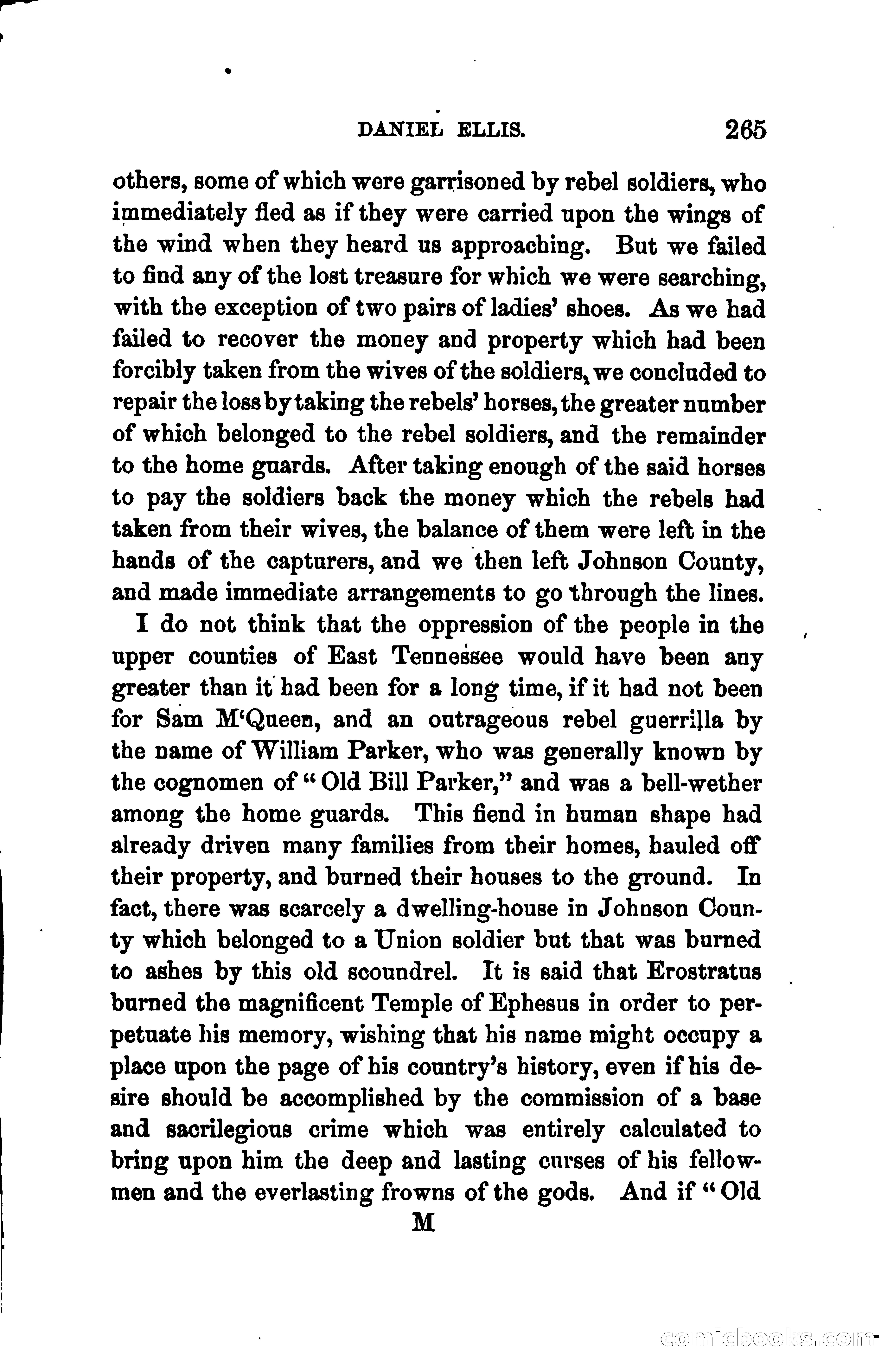 Thrilling Adventures of Daniel Ellis, the Great Union Guide of East Tennessee — page 275 of 399