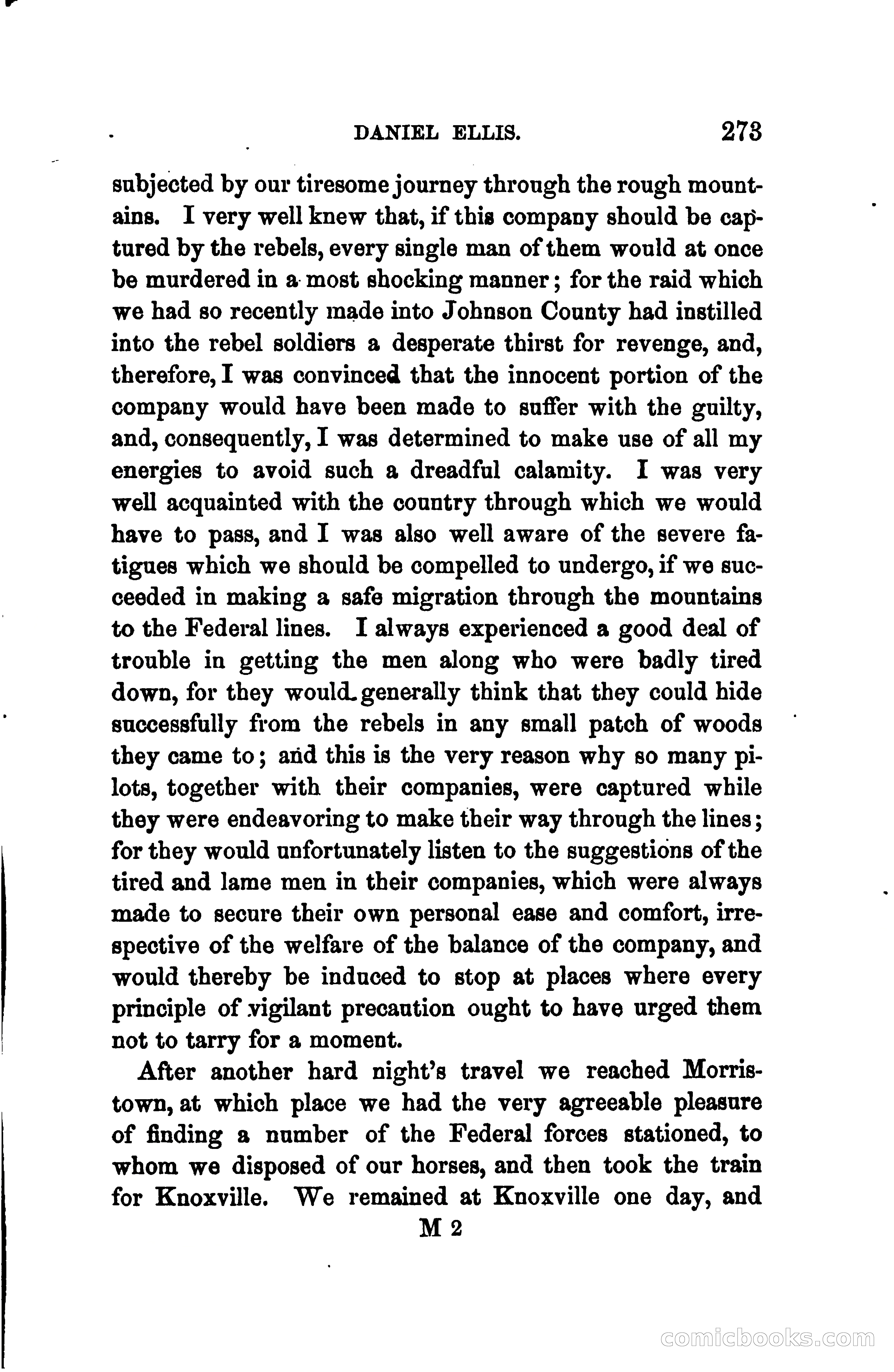Thrilling Adventures of Daniel Ellis, the Great Union Guide of East Tennessee — page 283 of 399
