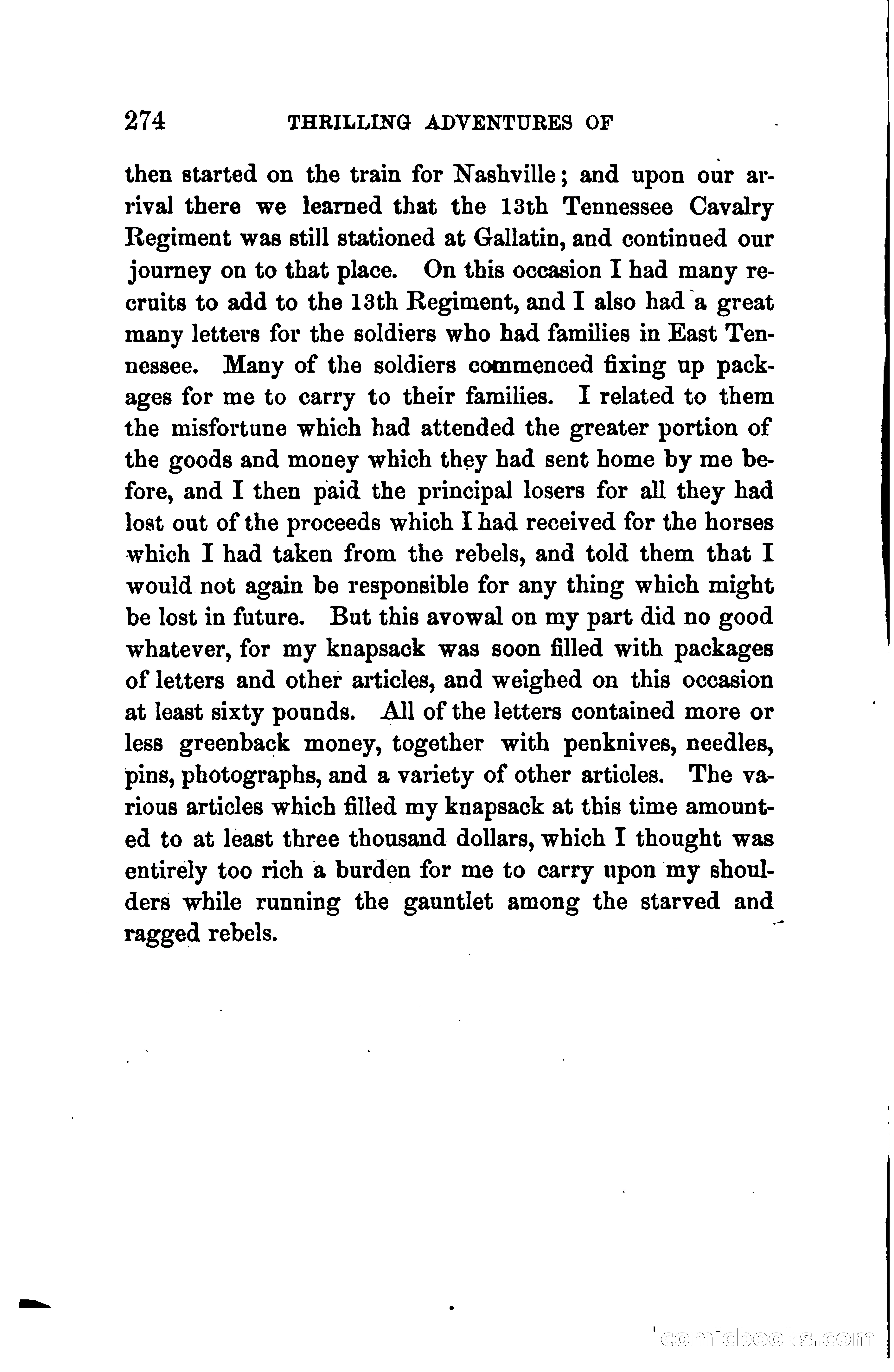 Thrilling Adventures of Daniel Ellis, the Great Union Guide of East Tennessee — page 284 of 399