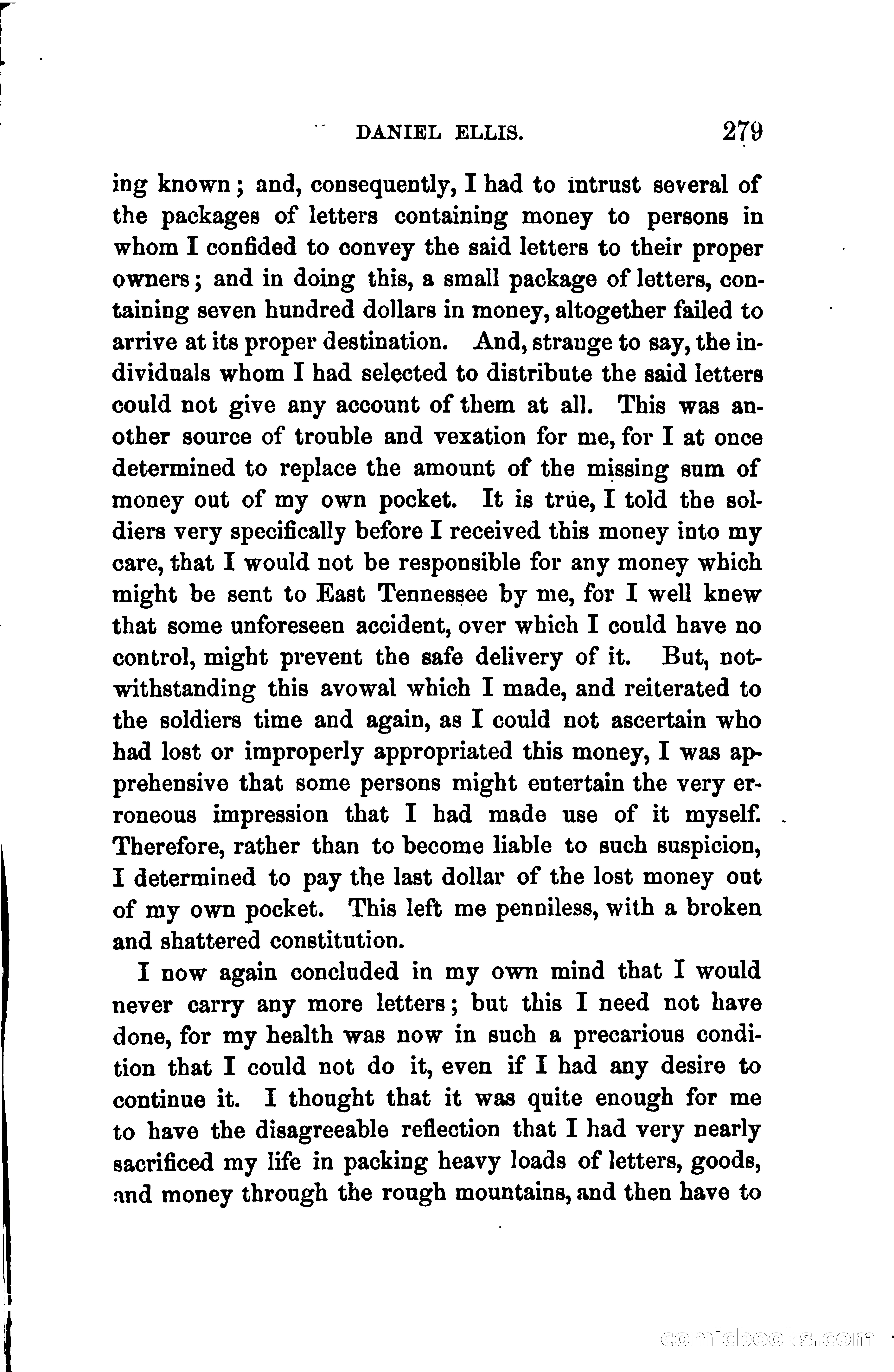 Thrilling Adventures of Daniel Ellis, the Great Union Guide of East Tennessee — page 289 of 399