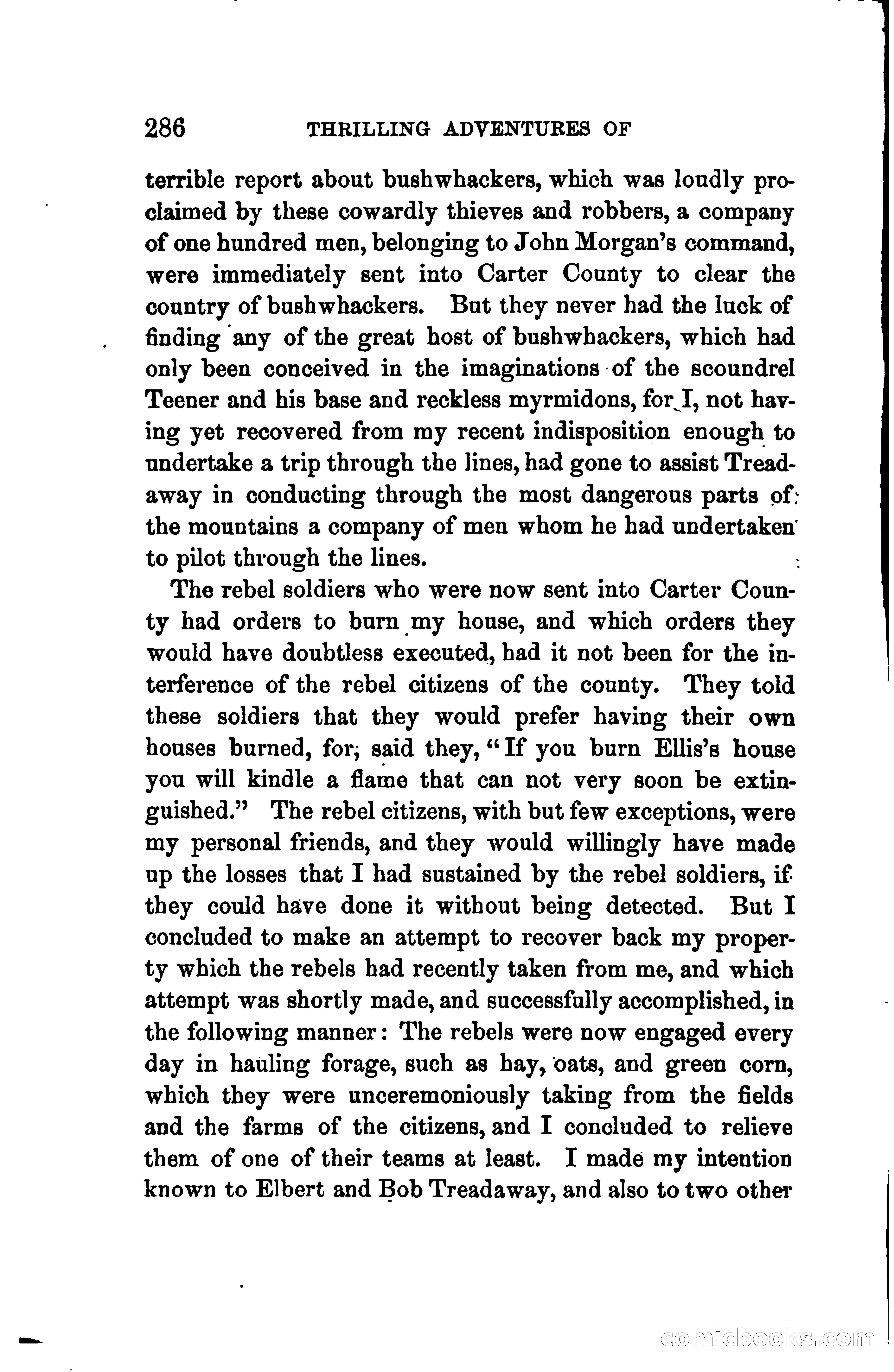 Thrilling Adventures of Daniel Ellis, the Great Union Guide of East Tennessee — page 296 of 399