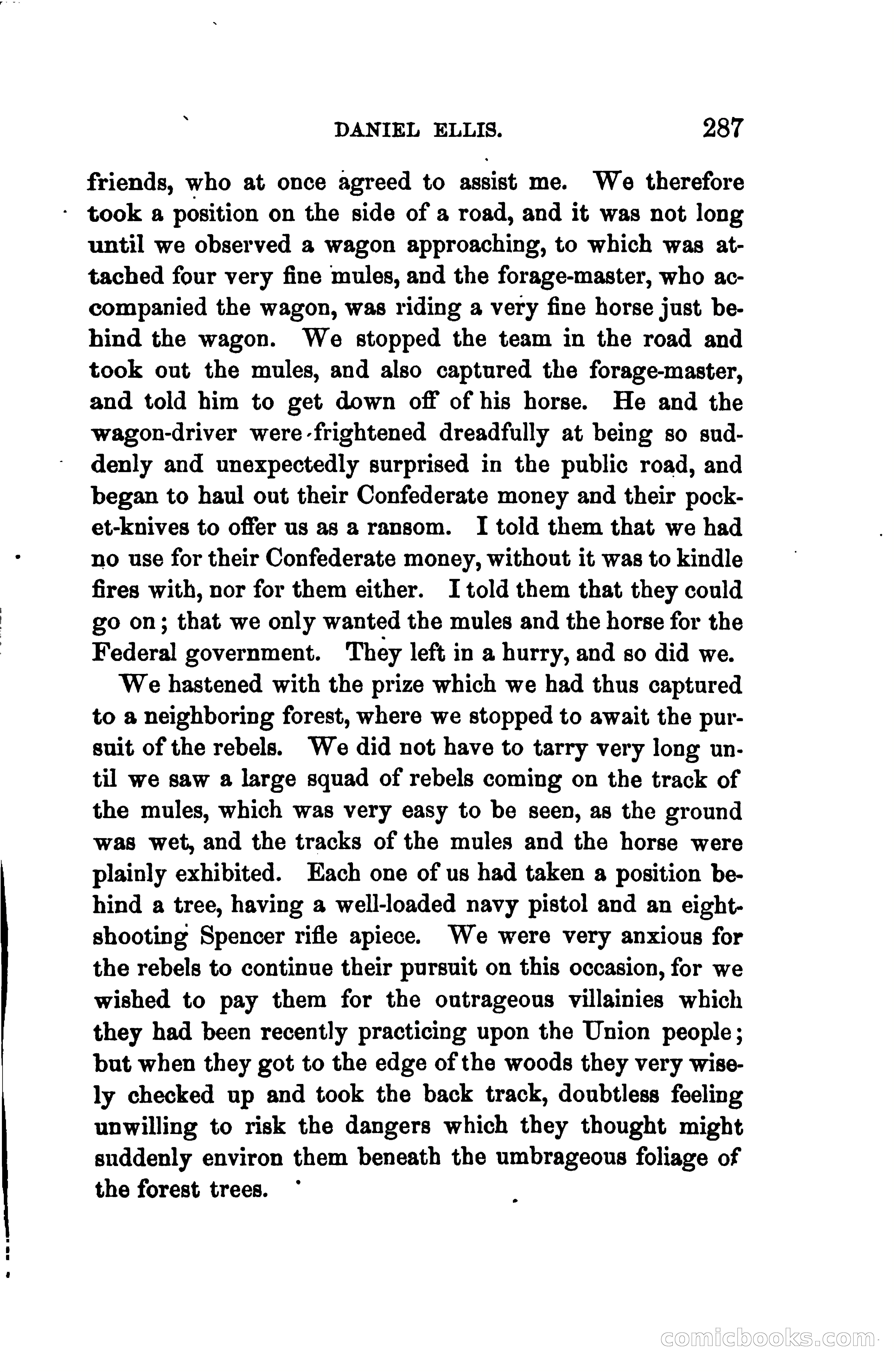 Thrilling Adventures of Daniel Ellis, the Great Union Guide of East Tennessee — page 297 of 399