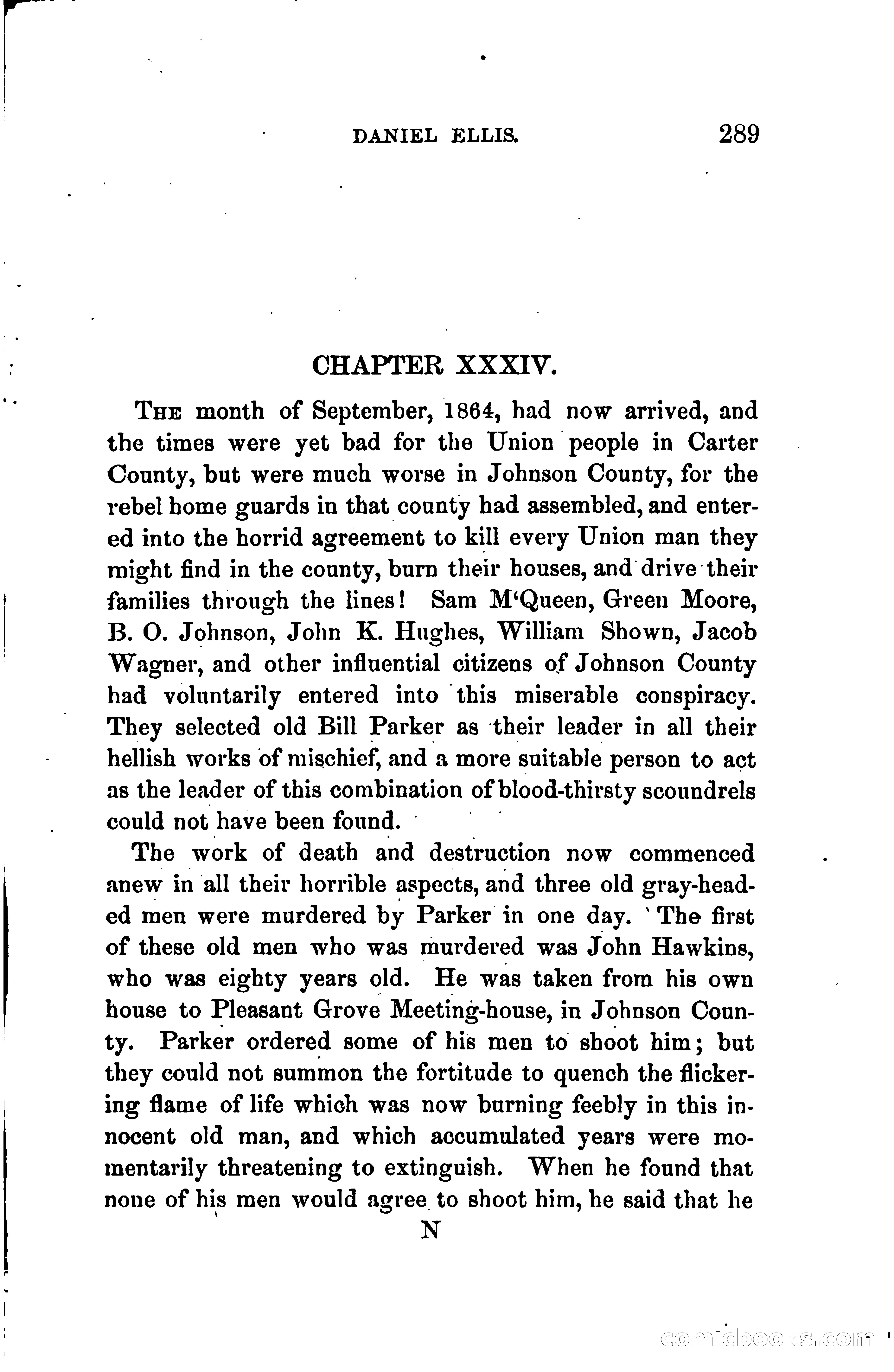 Thrilling Adventures of Daniel Ellis, the Great Union Guide of East Tennessee — page 299 of 399