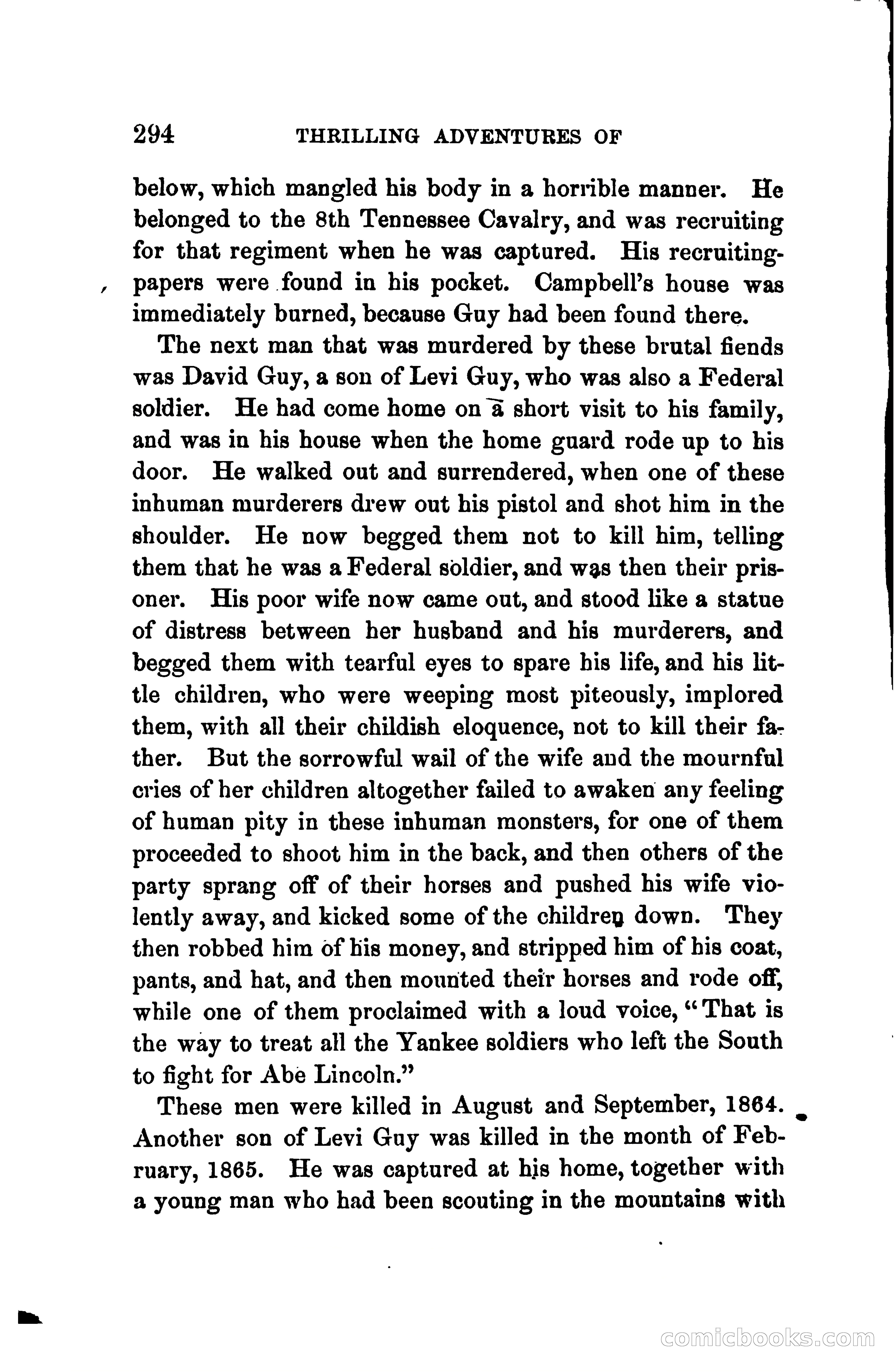 Thrilling Adventures of Daniel Ellis, the Great Union Guide of East Tennessee — page 304 of 399