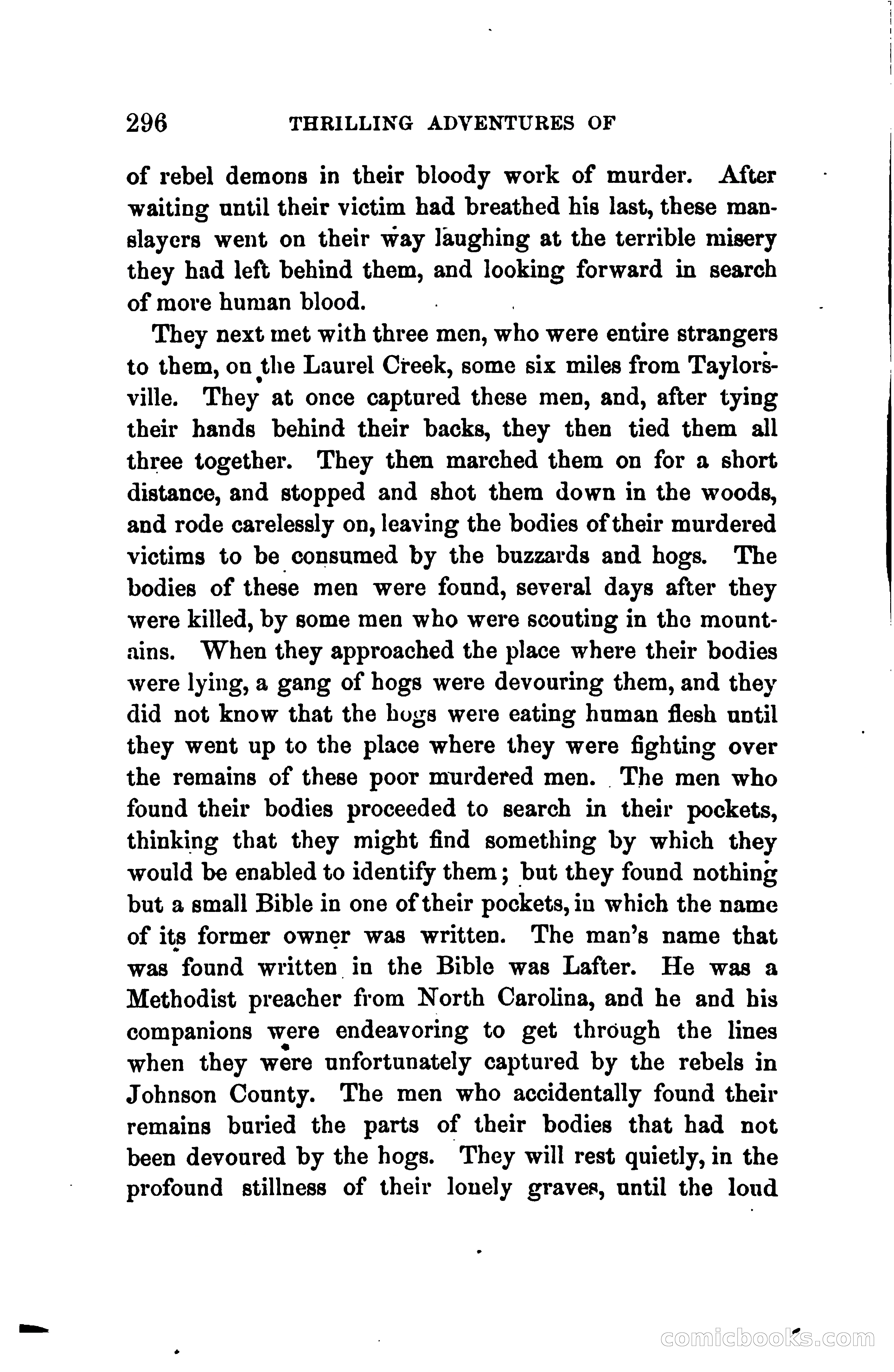 Thrilling Adventures of Daniel Ellis, the Great Union Guide of East Tennessee — page 306 of 399