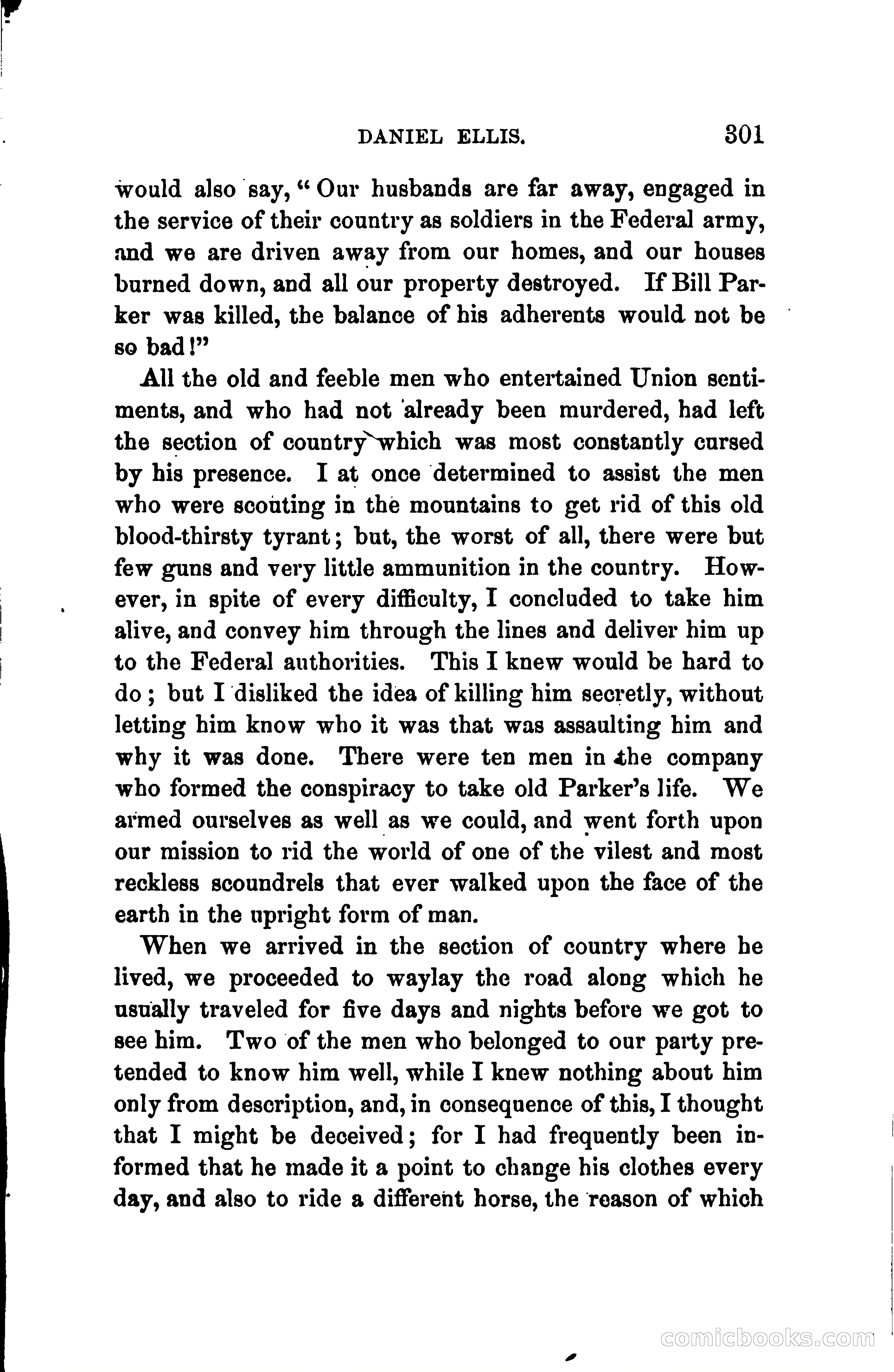 Thrilling Adventures of Daniel Ellis, the Great Union Guide of East Tennessee — page 311 of 399