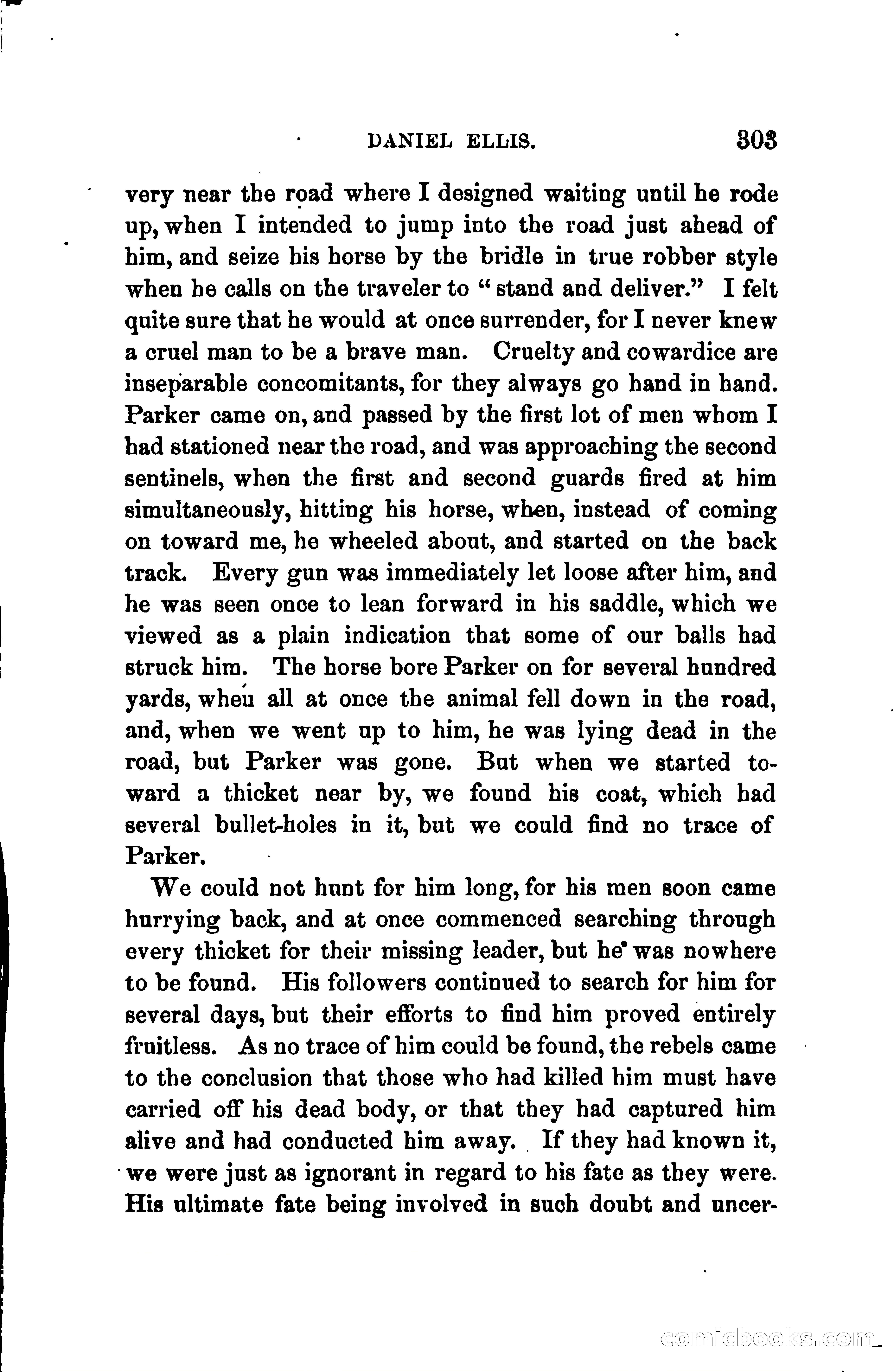 Thrilling Adventures of Daniel Ellis, the Great Union Guide of East Tennessee — page 313 of 399