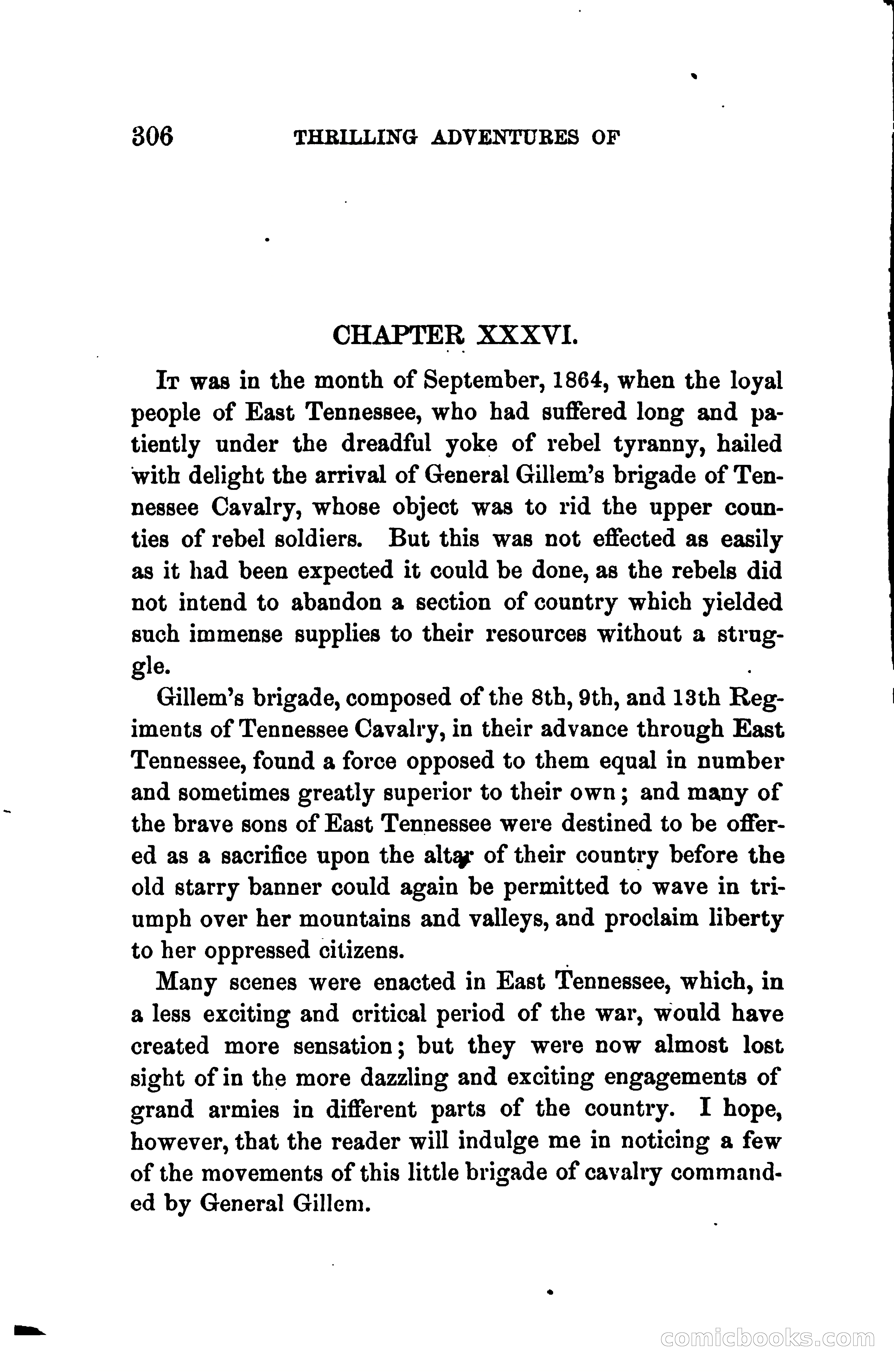 Thrilling Adventures of Daniel Ellis, the Great Union Guide of East Tennessee — page 316 of 399