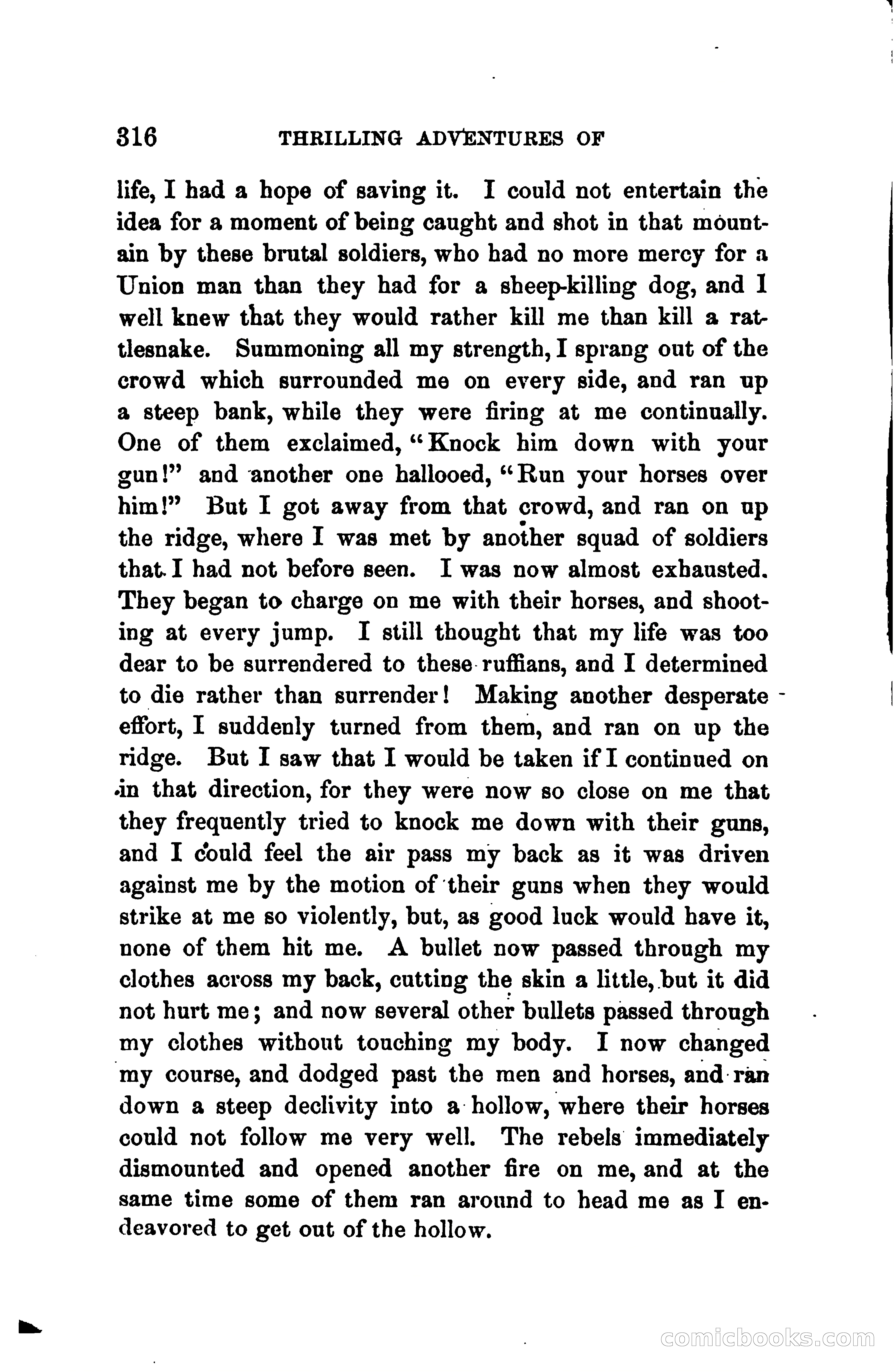 Thrilling Adventures of Daniel Ellis, the Great Union Guide of East Tennessee — page 326 of 399