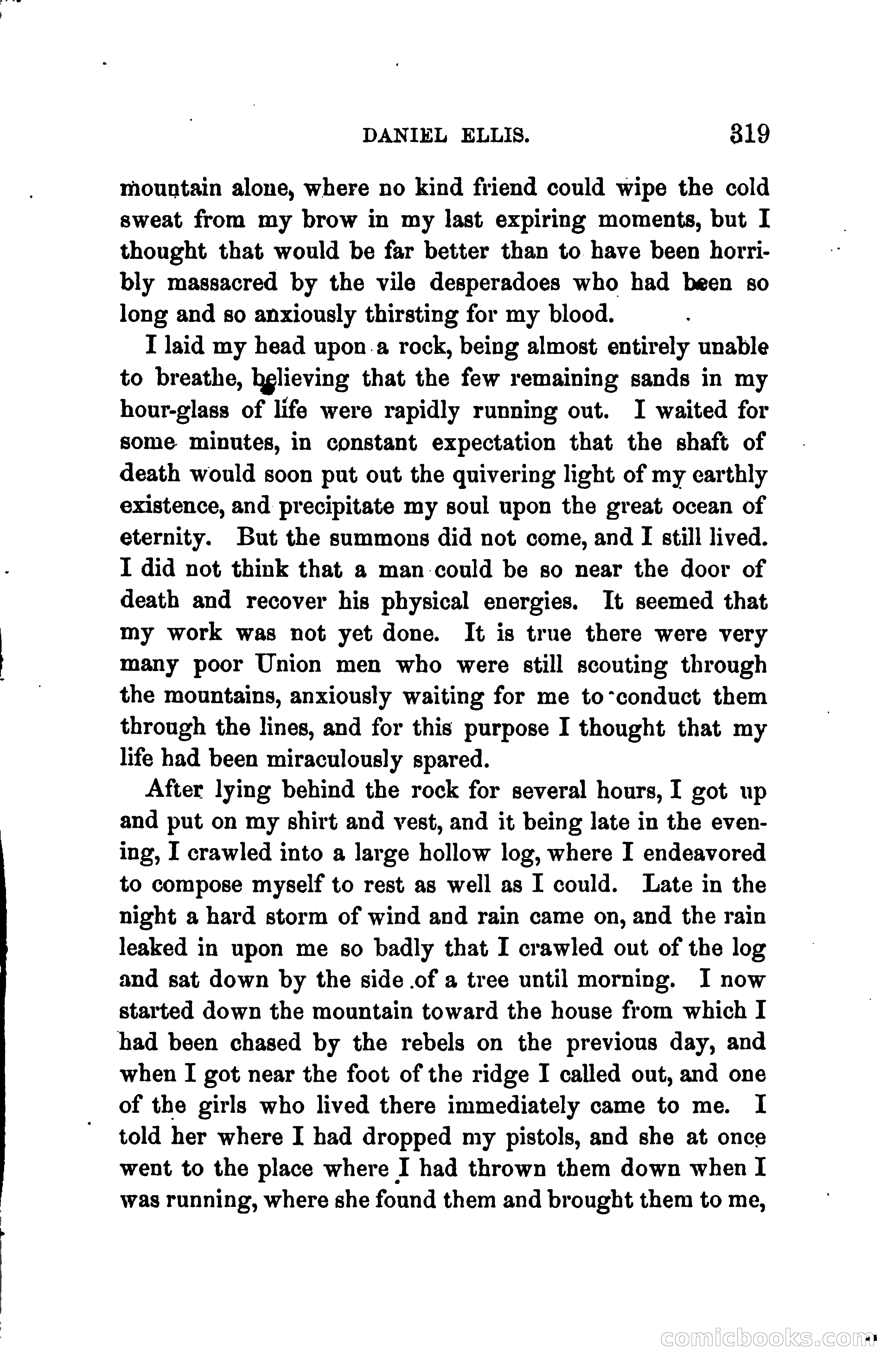 Thrilling Adventures of Daniel Ellis, the Great Union Guide of East Tennessee — page 329 of 399