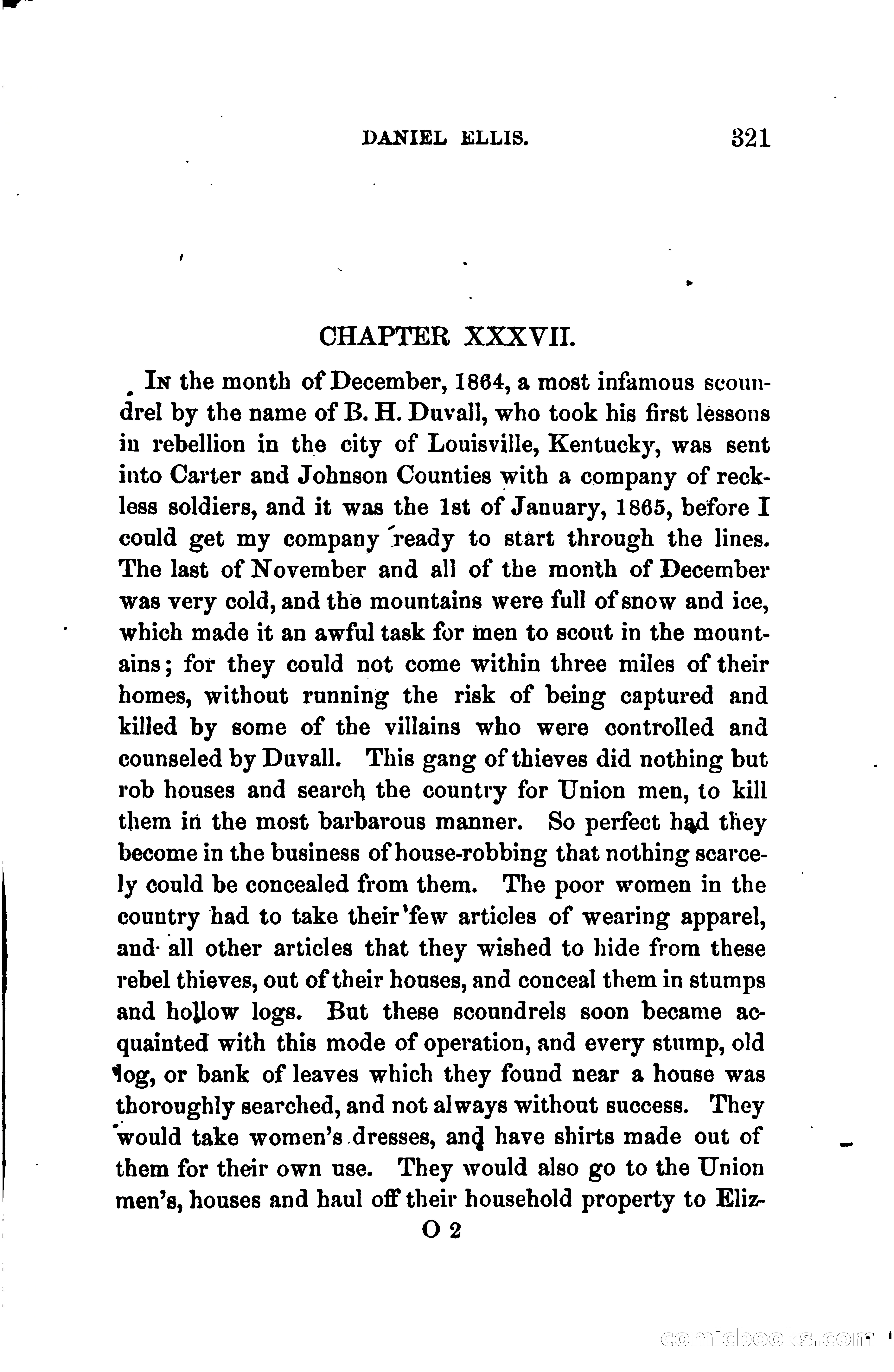 Thrilling Adventures of Daniel Ellis, the Great Union Guide of East Tennessee — page 331 of 399