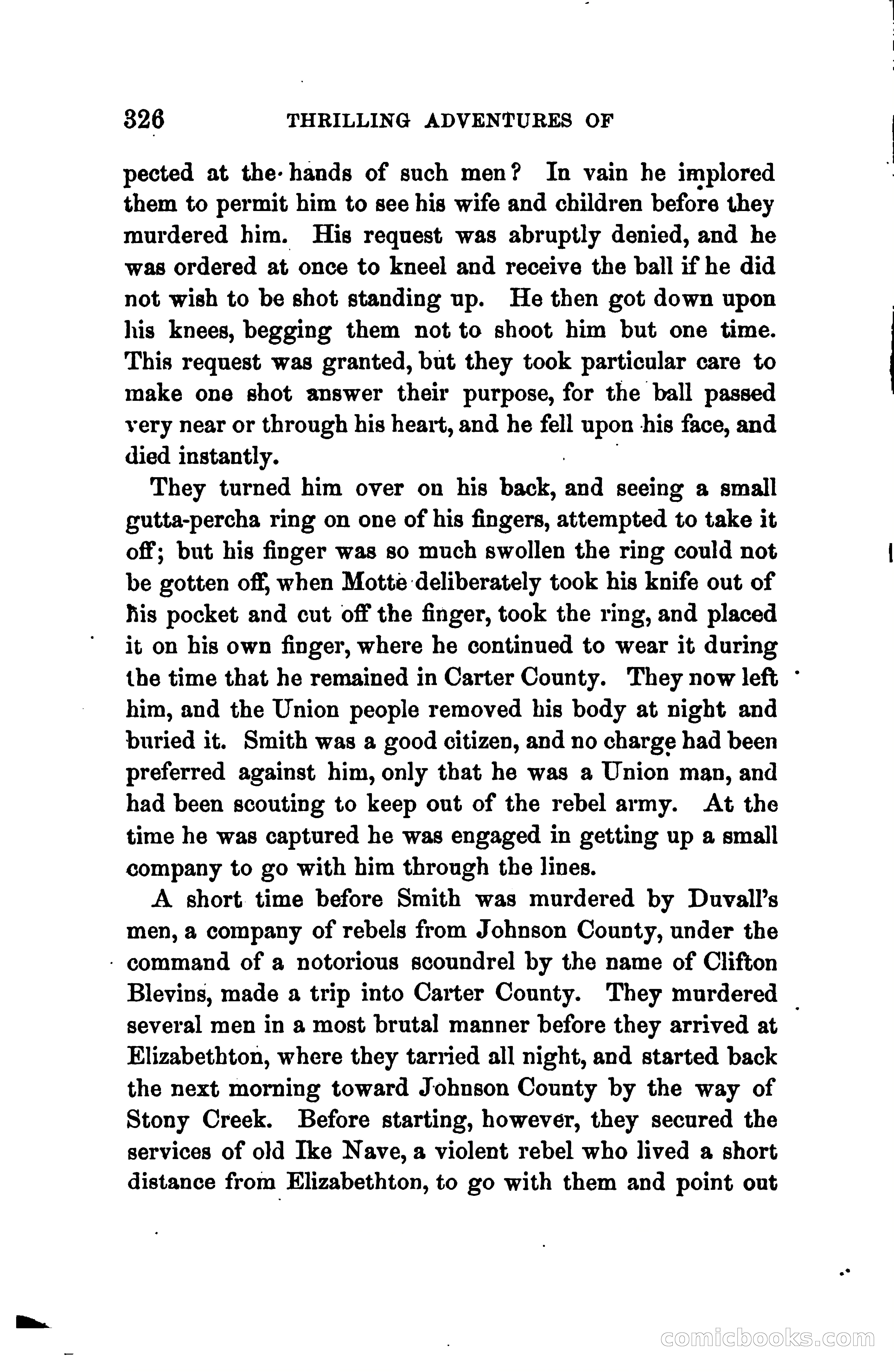 Thrilling Adventures of Daniel Ellis, the Great Union Guide of East Tennessee — page 336 of 399