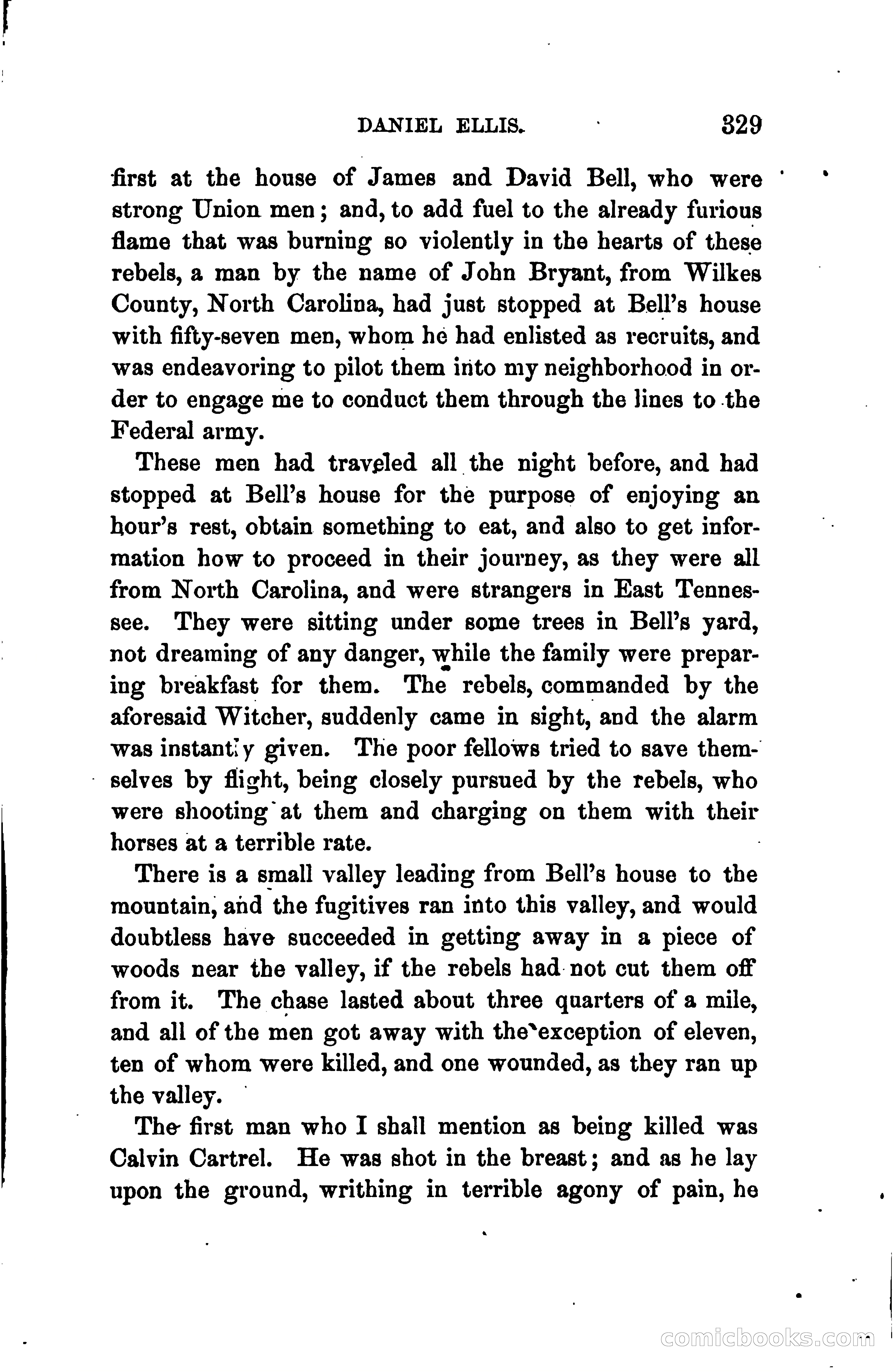 Thrilling Adventures of Daniel Ellis, the Great Union Guide of East Tennessee — page 339 of 399