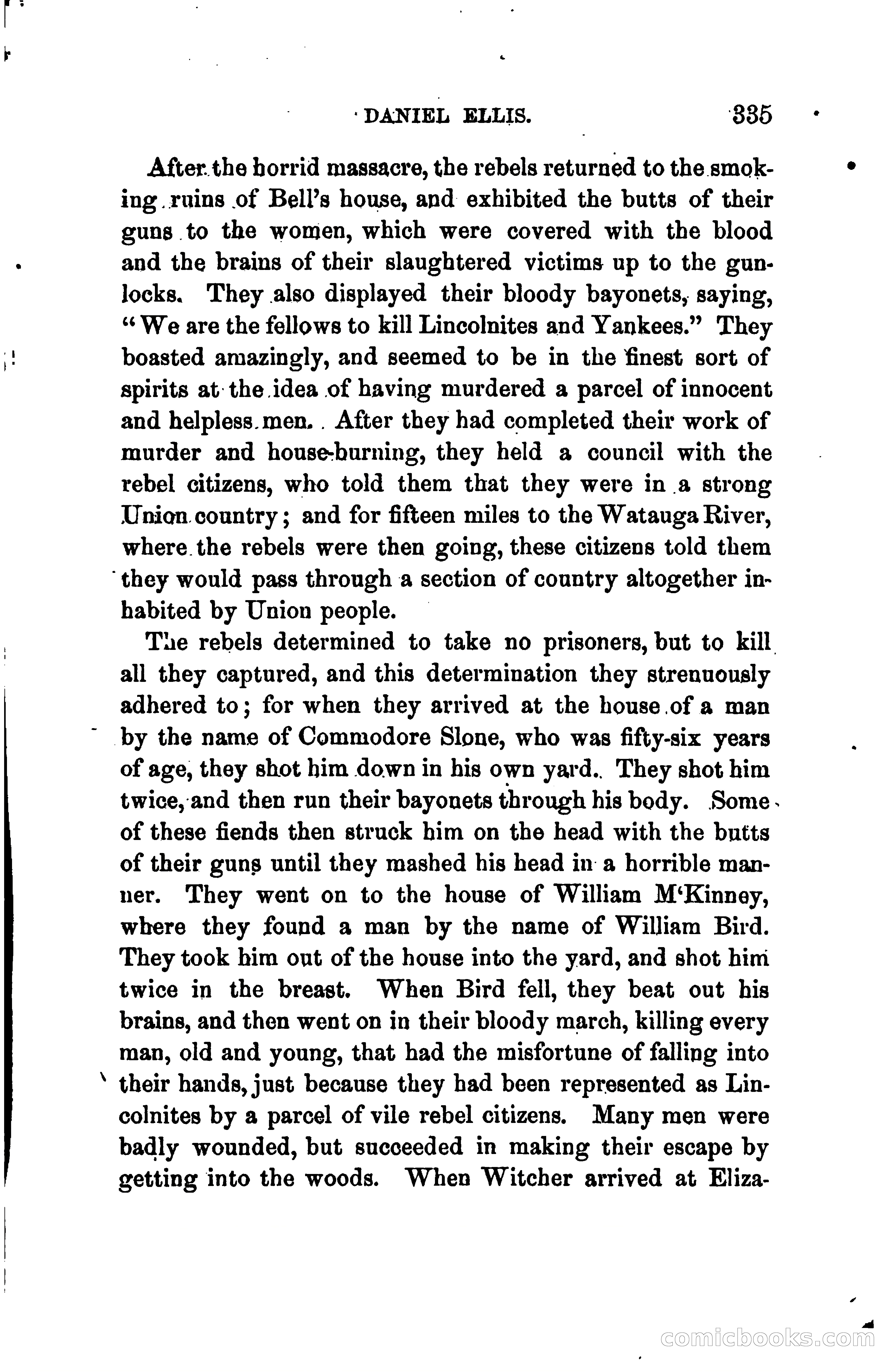 Thrilling Adventures of Daniel Ellis, the Great Union Guide of East Tennessee — page 345 of 399