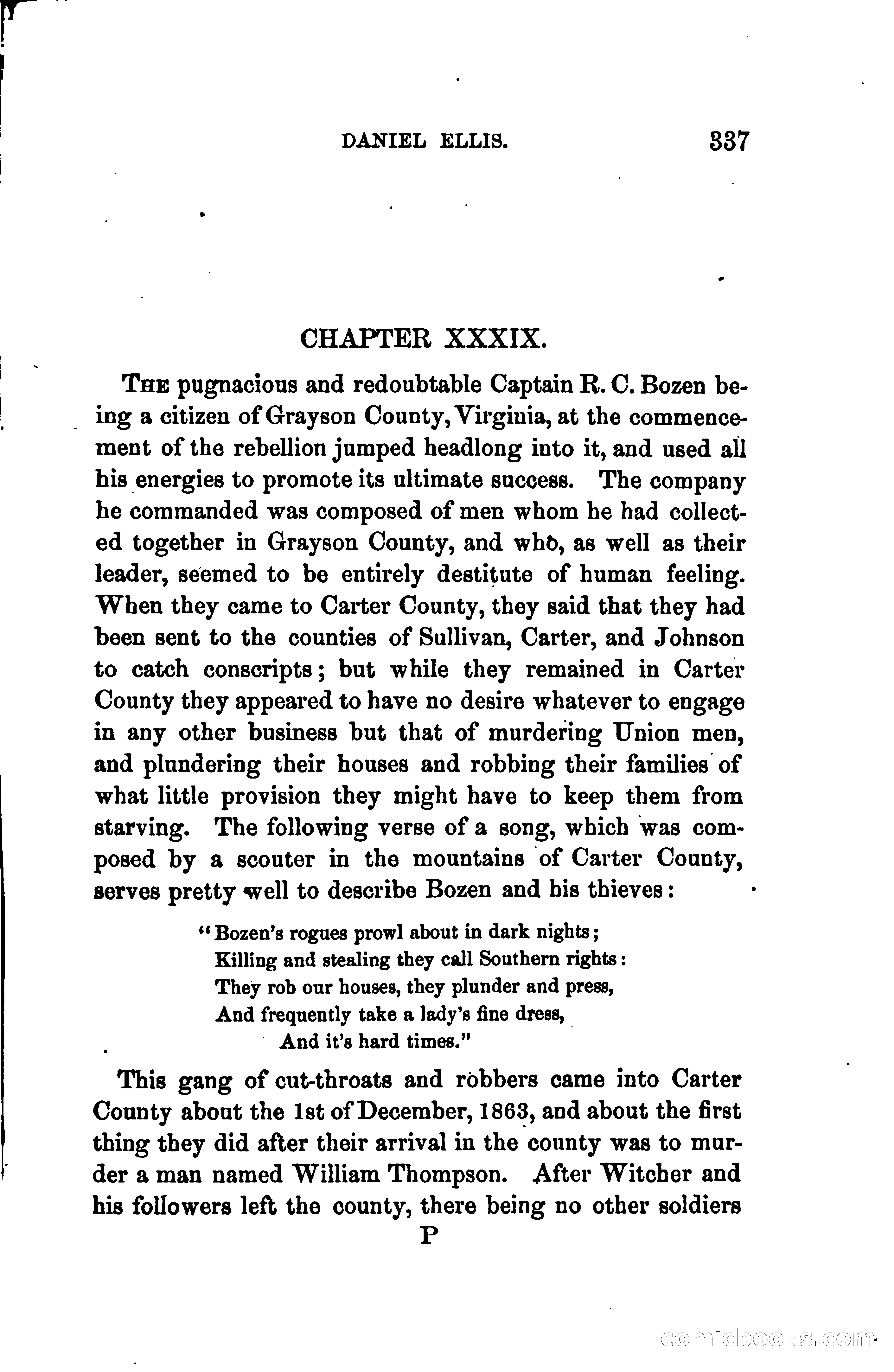 Thrilling Adventures of Daniel Ellis, the Great Union Guide of East Tennessee — page 347 of 399