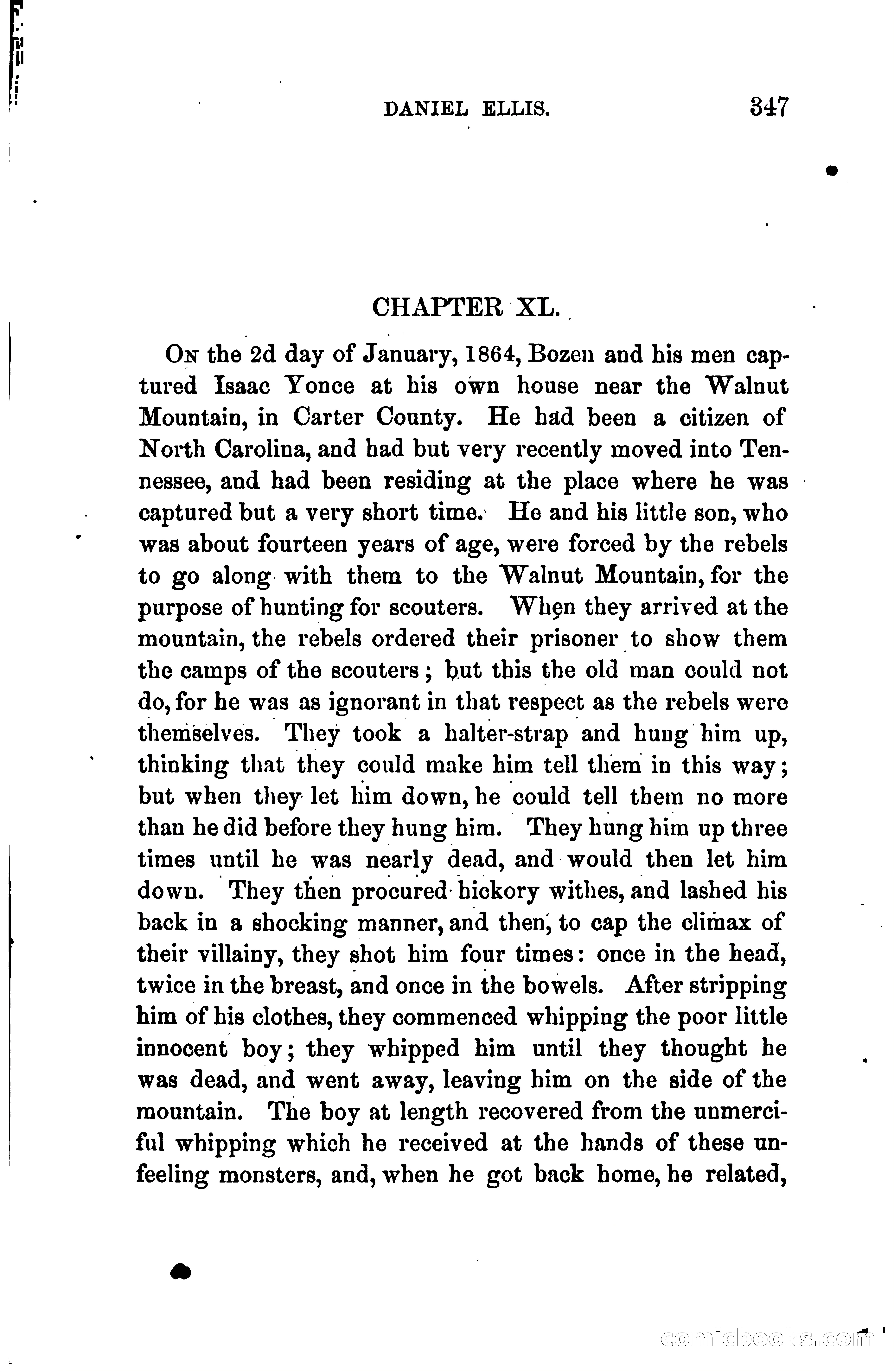 Thrilling Adventures of Daniel Ellis, the Great Union Guide of East Tennessee — page 357 of 399
