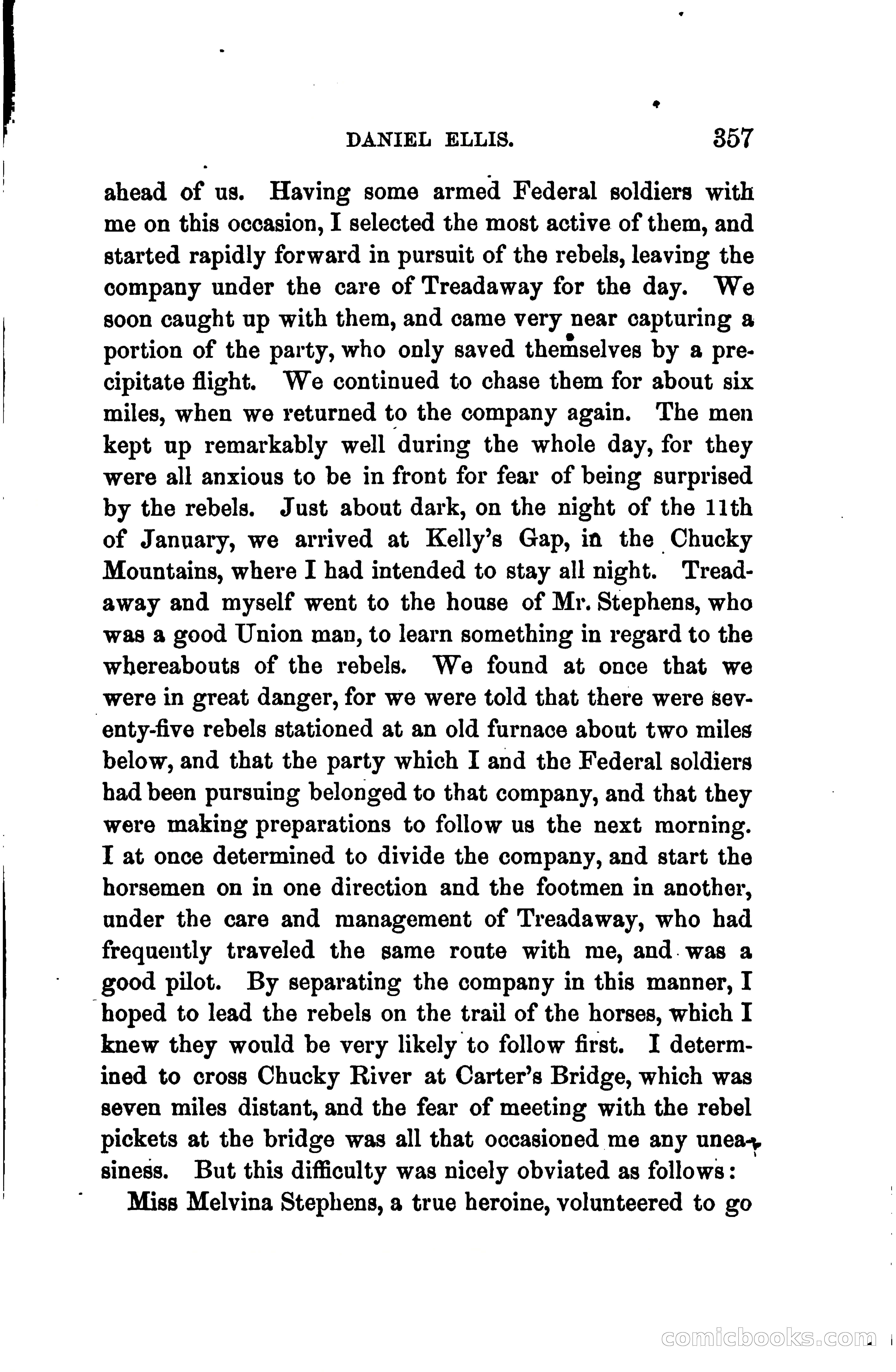Thrilling Adventures of Daniel Ellis, the Great Union Guide of East Tennessee — page 367 of 399