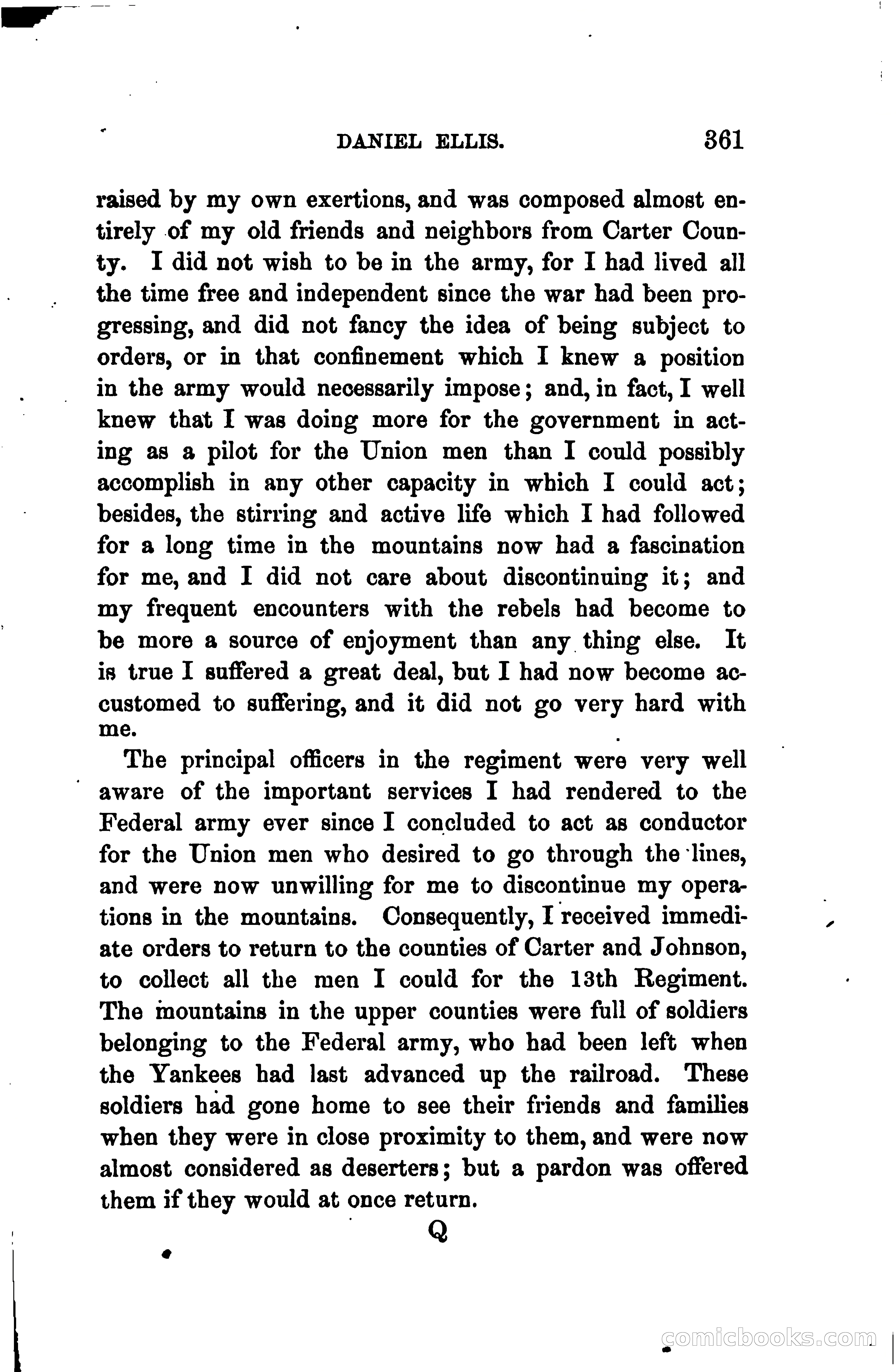 Thrilling Adventures of Daniel Ellis, the Great Union Guide of East Tennessee — page 371 of 399