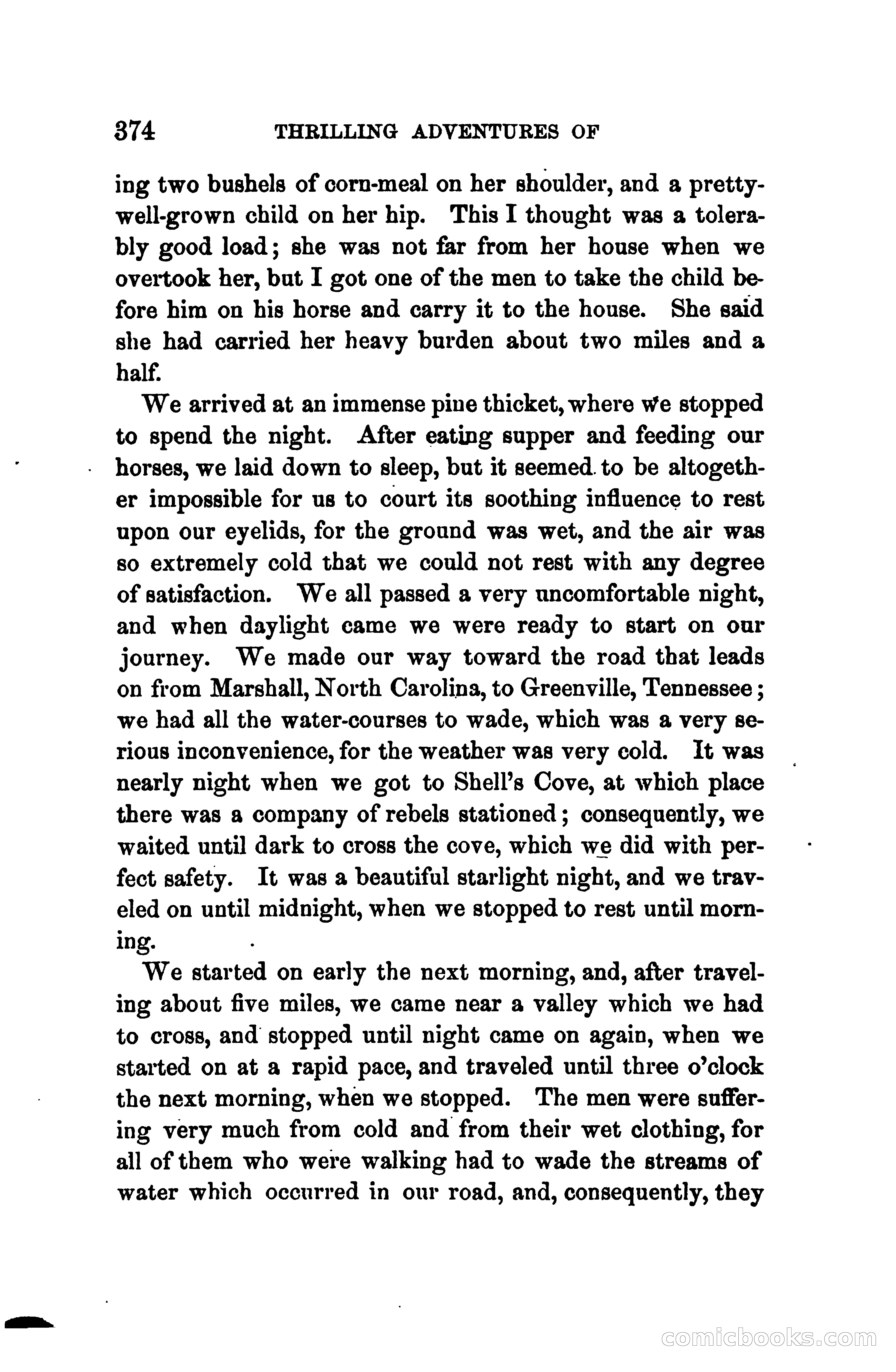 Thrilling Adventures of Daniel Ellis, the Great Union Guide of East Tennessee — page 384 of 399