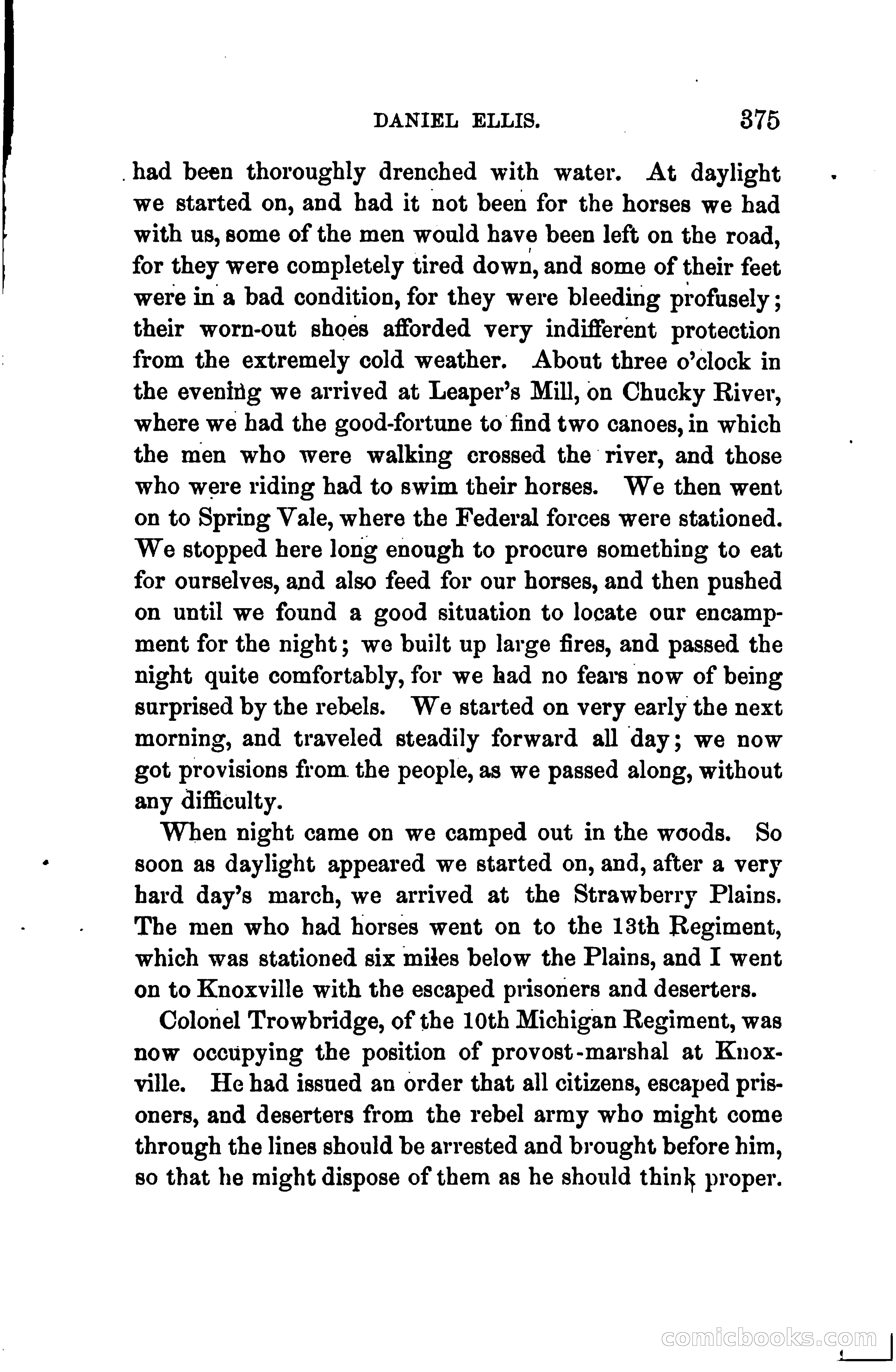 Thrilling Adventures of Daniel Ellis, the Great Union Guide of East Tennessee — page 385 of 399