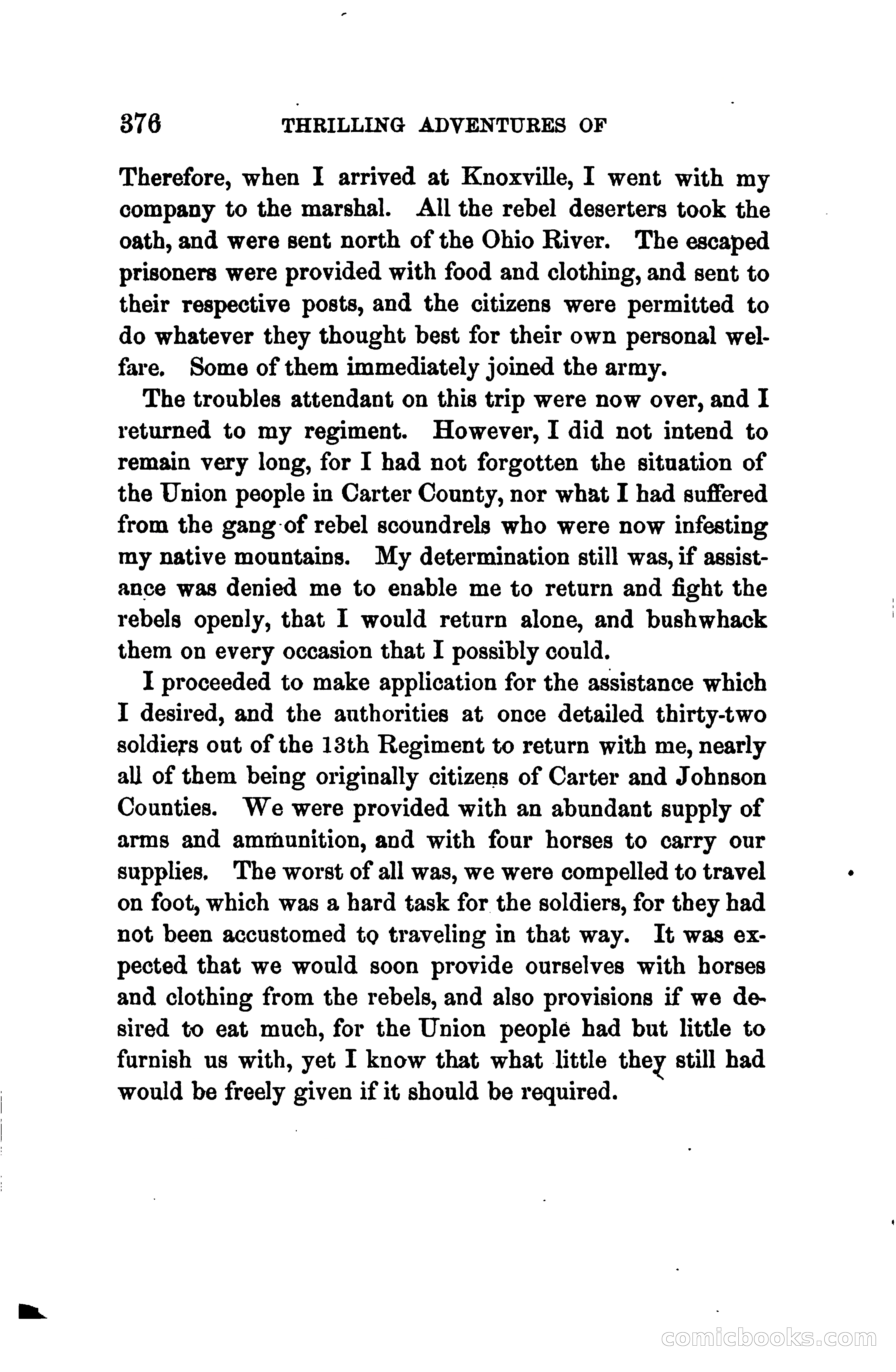 Thrilling Adventures of Daniel Ellis, the Great Union Guide of East Tennessee — page 386 of 399