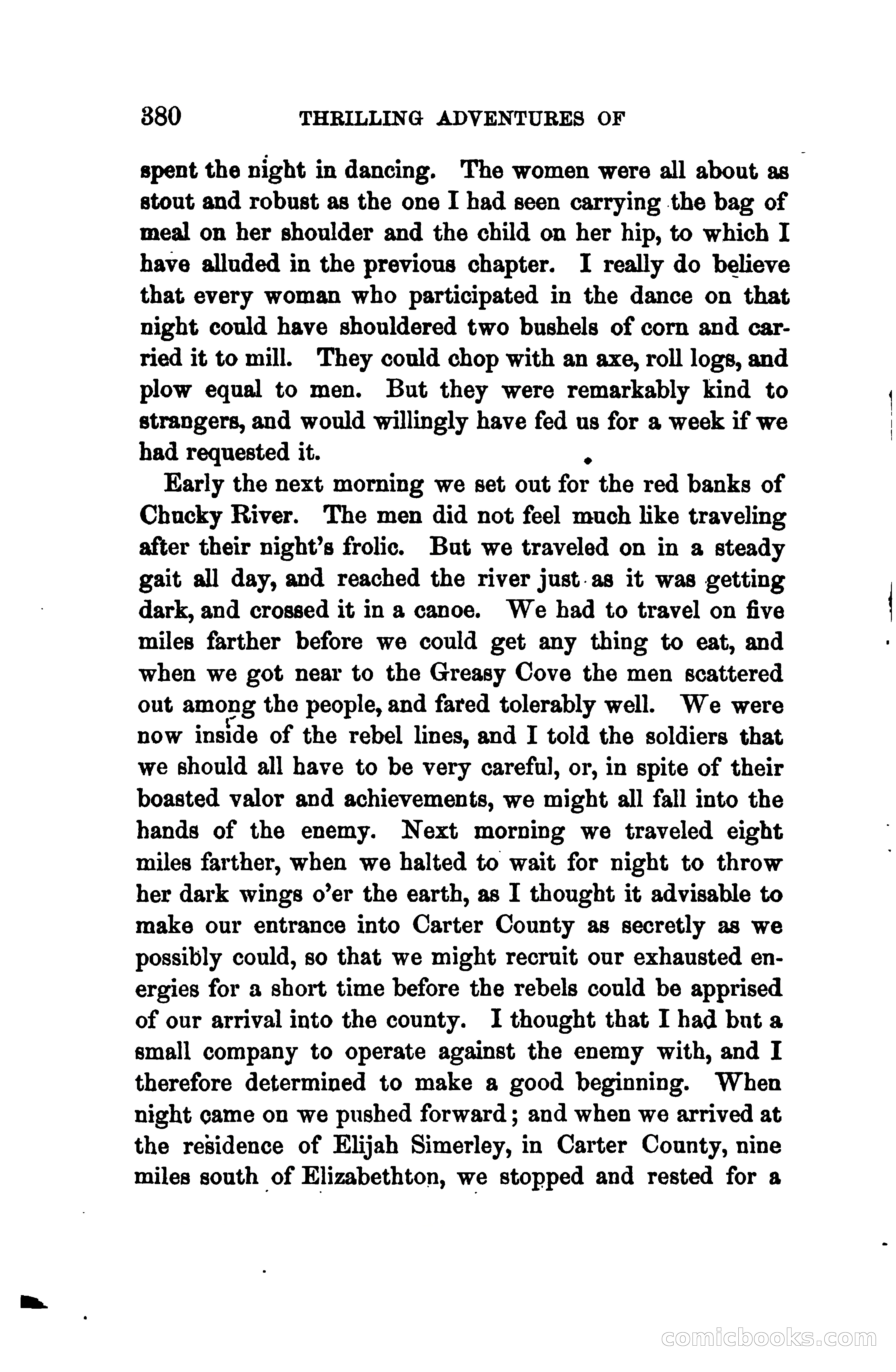 Thrilling Adventures of Daniel Ellis, the Great Union Guide of East Tennessee — page 390 of 399